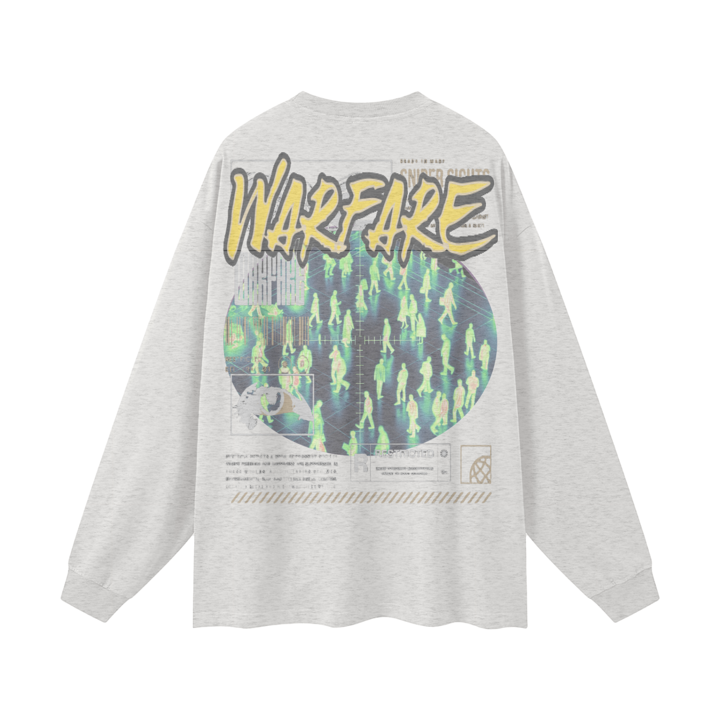 Streetwear Unisex Cotton Long Sleeve Tee