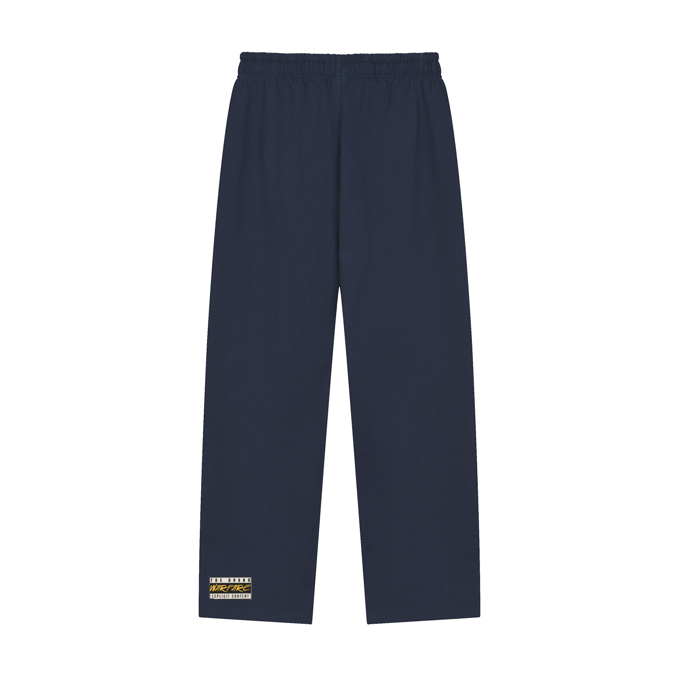 Solid Color Straight-Leg Sweatpants