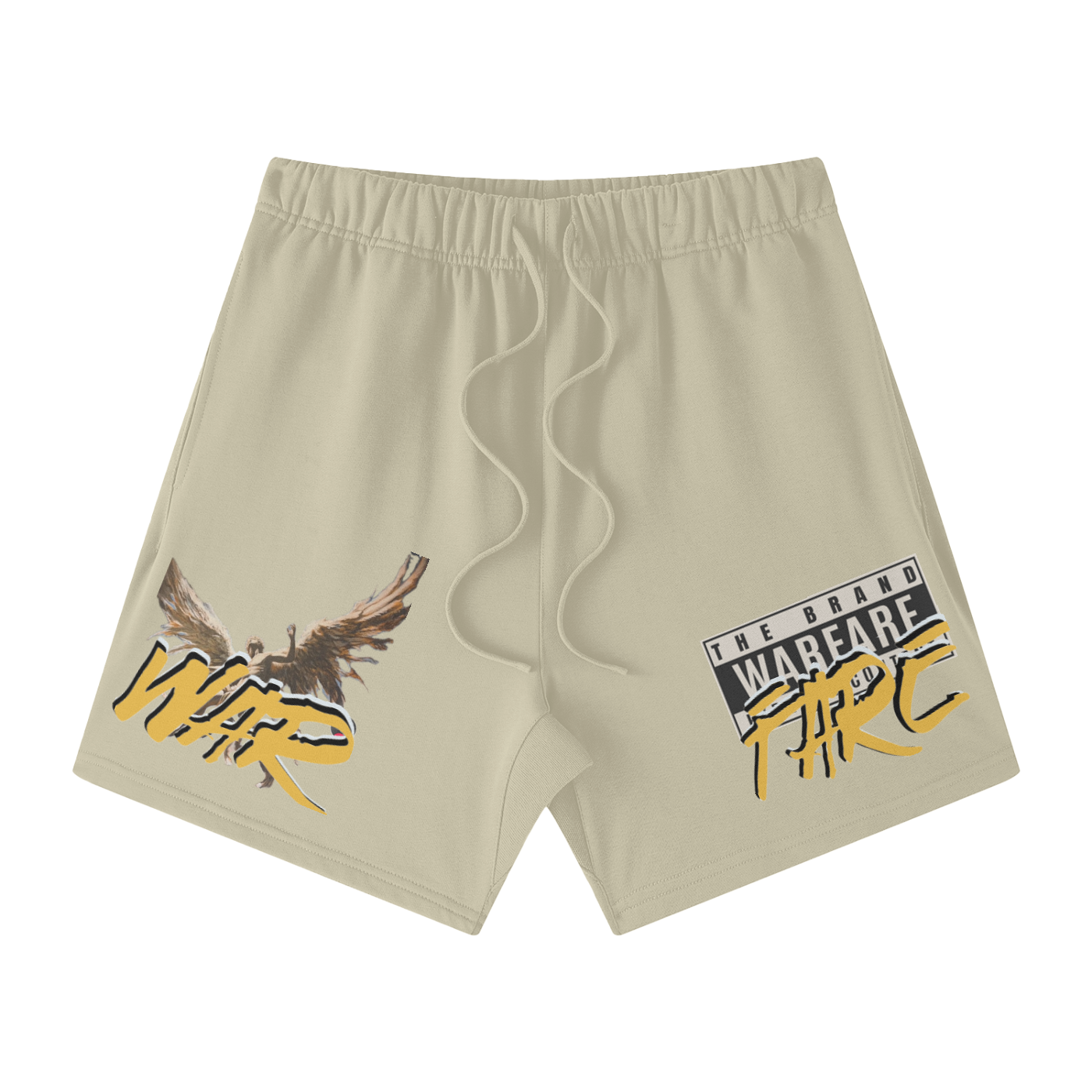 Streetwear Unisex Heavyweight Earth Tone 100% Cotton Shorts
