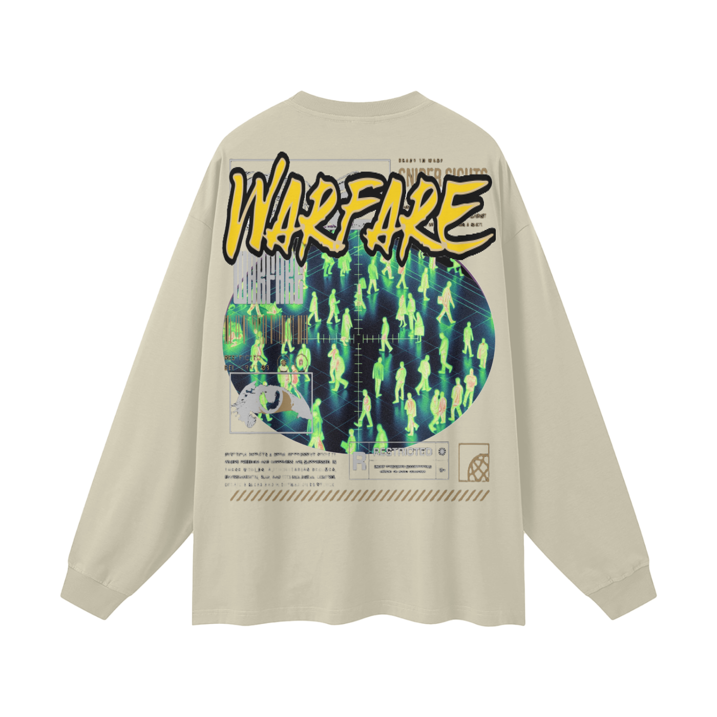 Streetwear Unisex Cotton Long Sleeve Tee