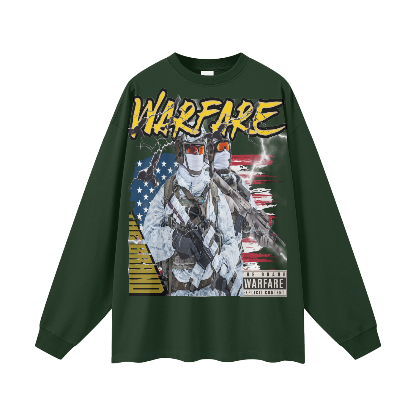 Streetwear Unisex Cotton Long Sleeve Tee