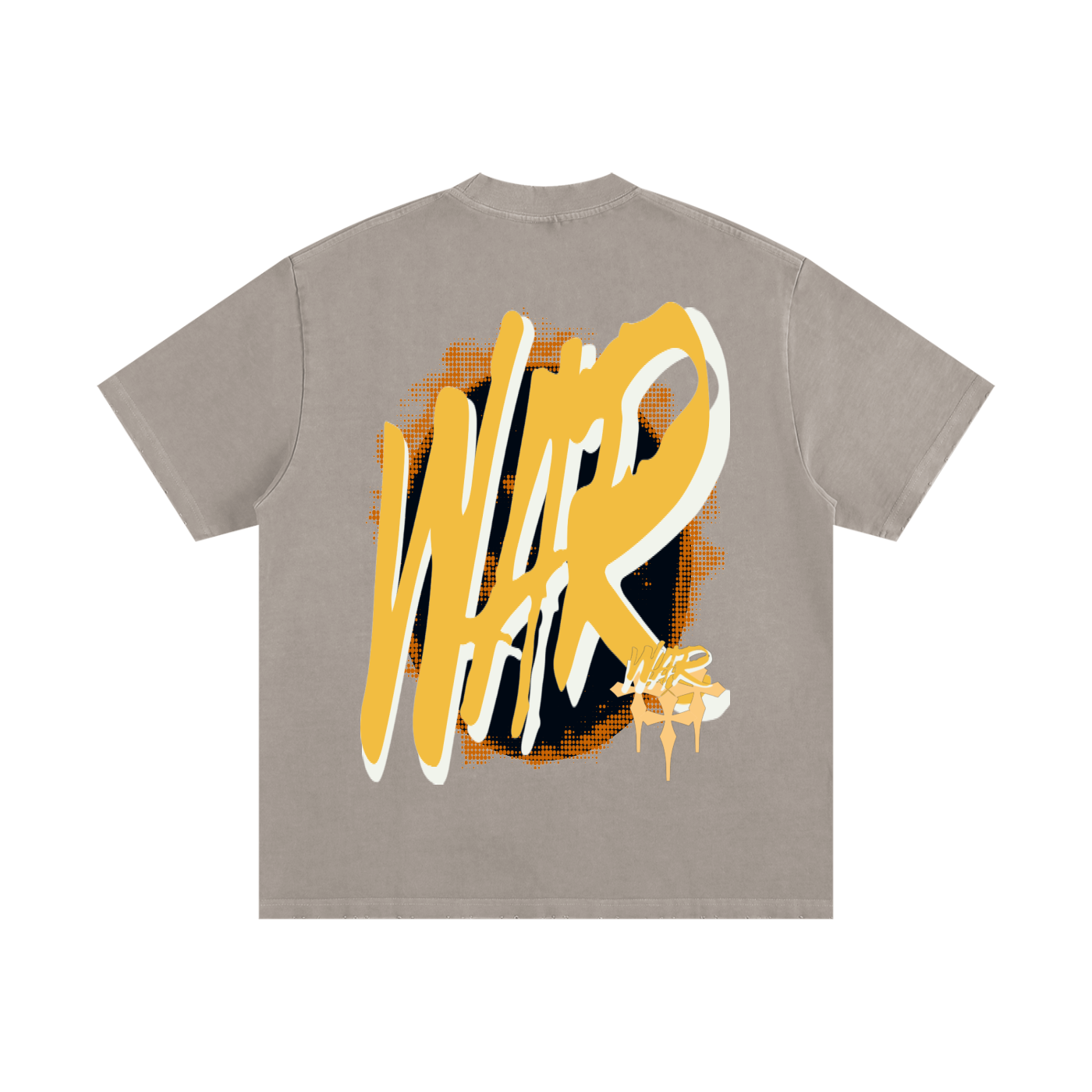 Wushu Vintage Washed Frayed T-Shirt