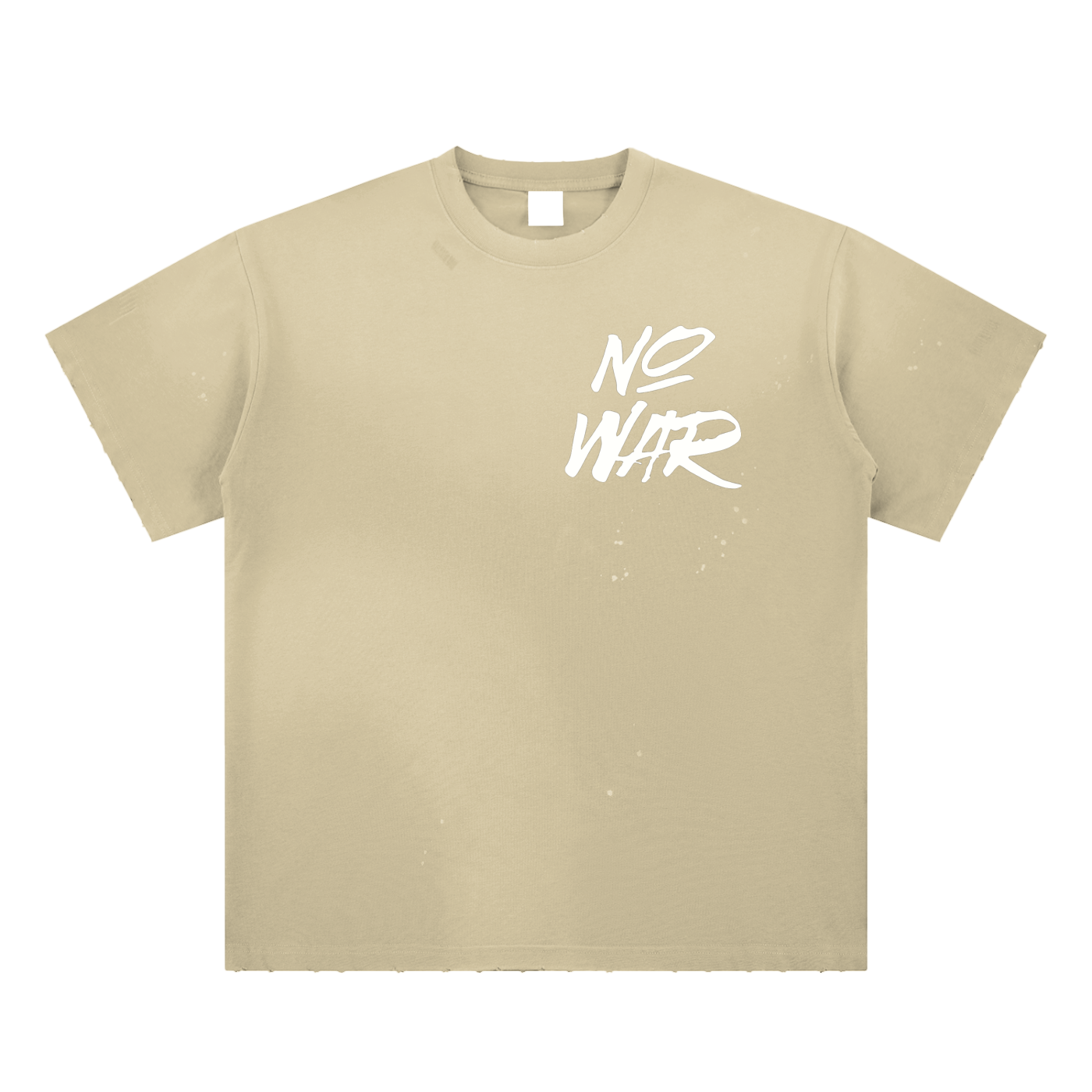Hand-Frayed Sunfade Paint Splatter T-Shirt