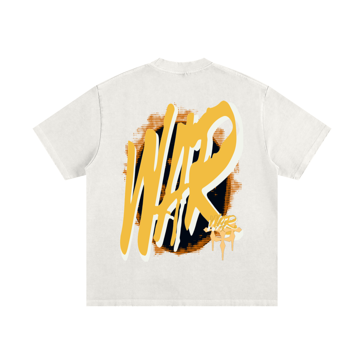 Wushu Vintage Washed Frayed T-Shirt
