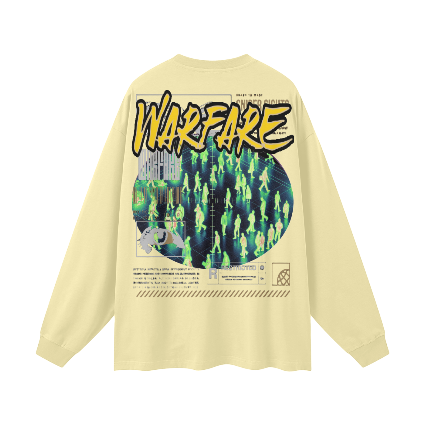Streetwear Unisex Cotton Long Sleeve Tee