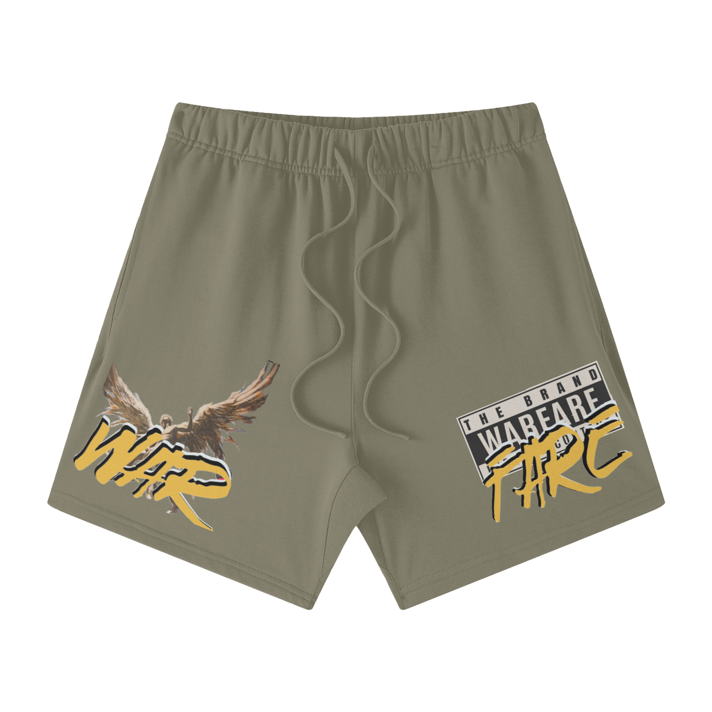 Streetwear Unisex Heavyweight Earth Tone 100% Cotton Shorts