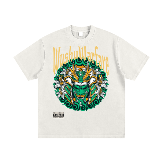 Wushu Vintage Washed Frayed T-Shirt