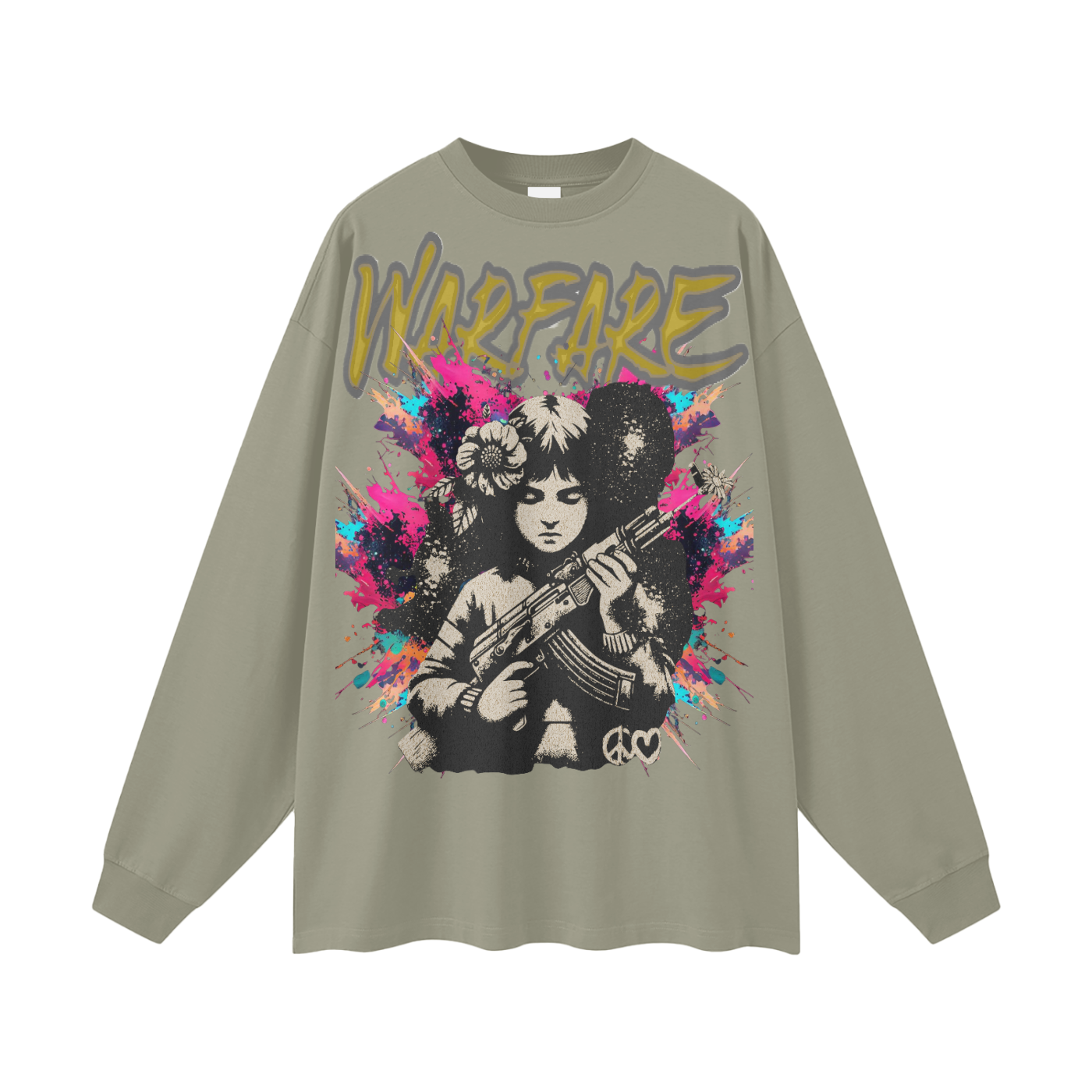 Make Art Streetwear Unisex Cotton Long Sleeve Tee