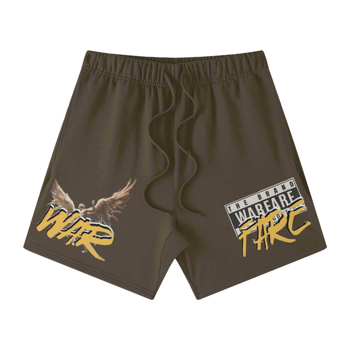 Streetwear Unisex Heavyweight Earth Tone 100% Cotton Shorts