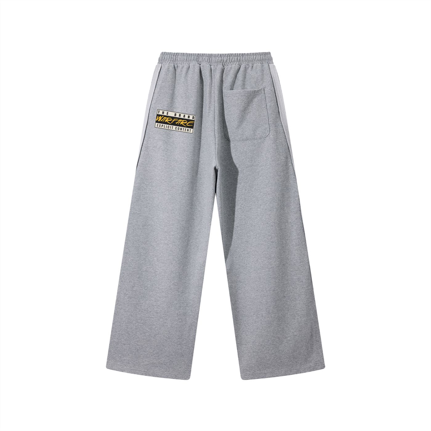 Contrast Tape Straight-Leg Sweatpants