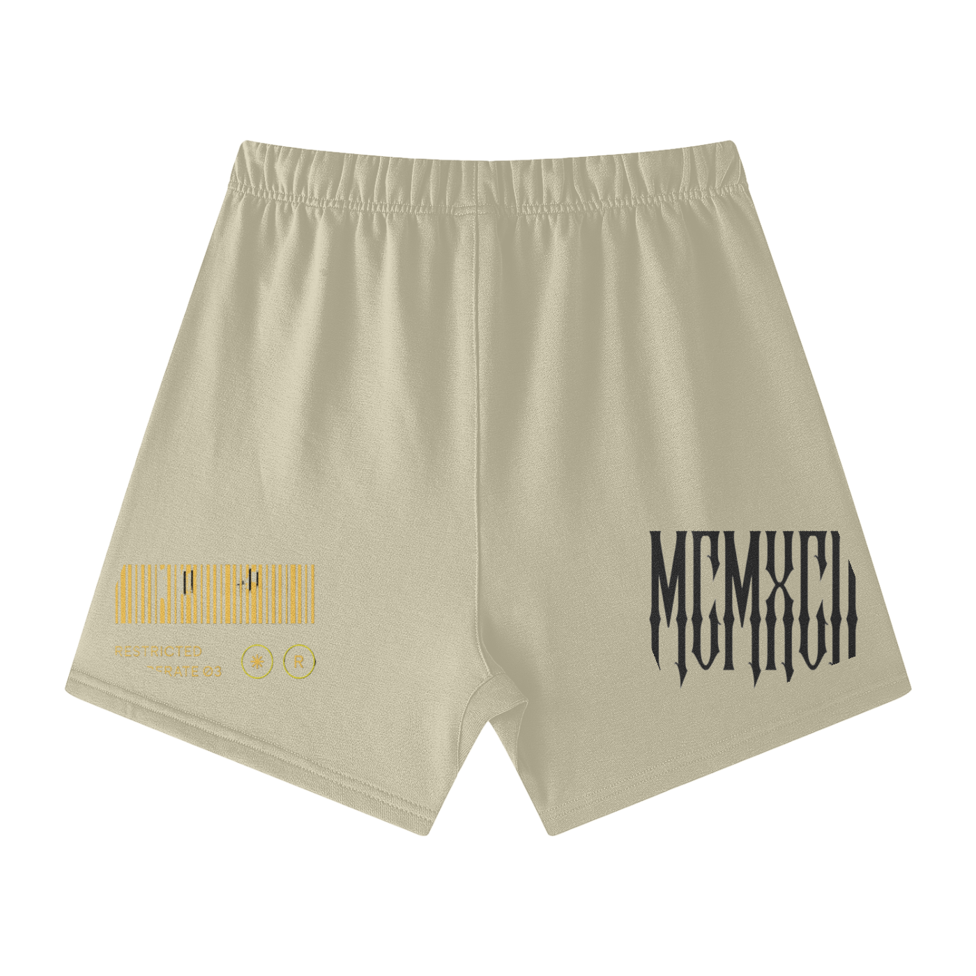 Streetwear Unisex Heavyweight Earth Tone 100% Cotton Shorts