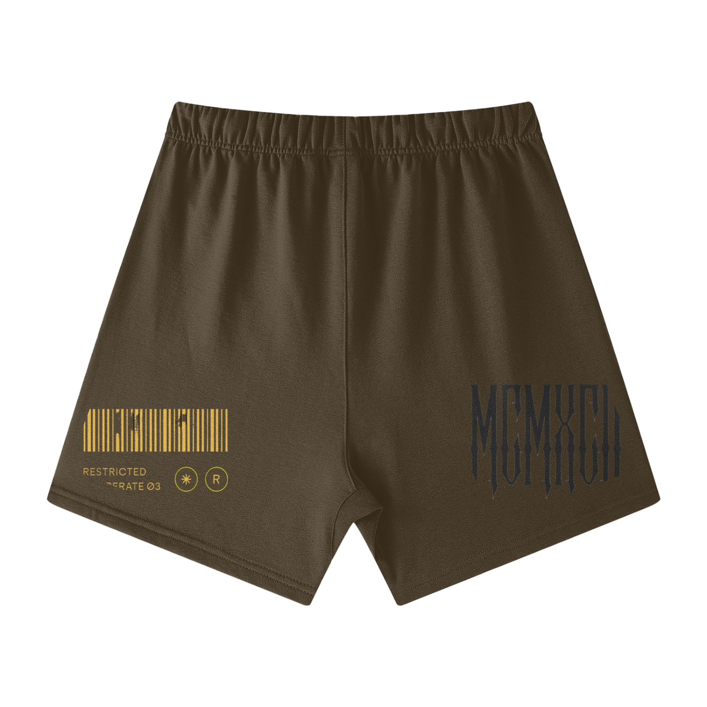 Streetwear Unisex Heavyweight Earth Tone 100% Cotton Shorts