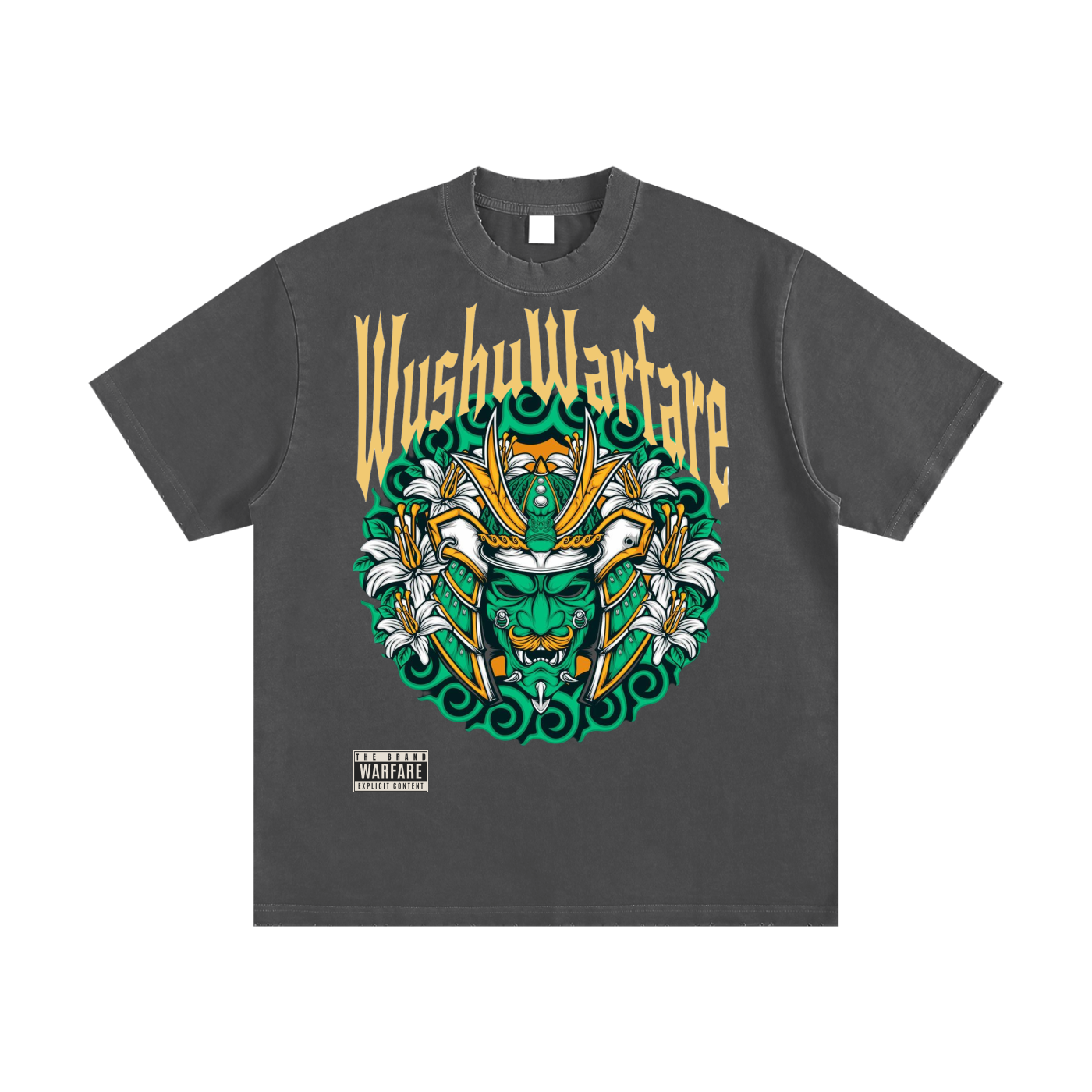 Wushu Vintage Washed Frayed T-Shirt