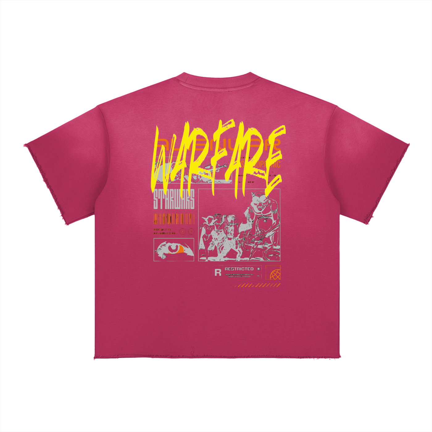 Sun Fade Raw Edge T-Shirt
