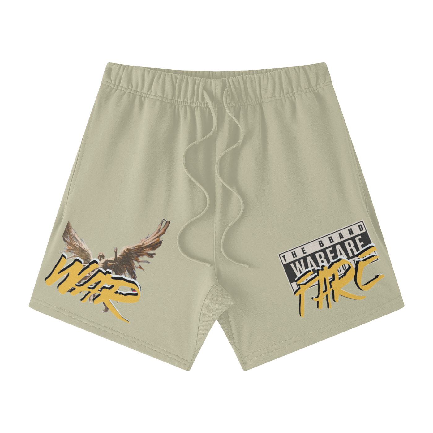 Streetwear Unisex Heavyweight Earth Tone 100% Cotton Shorts