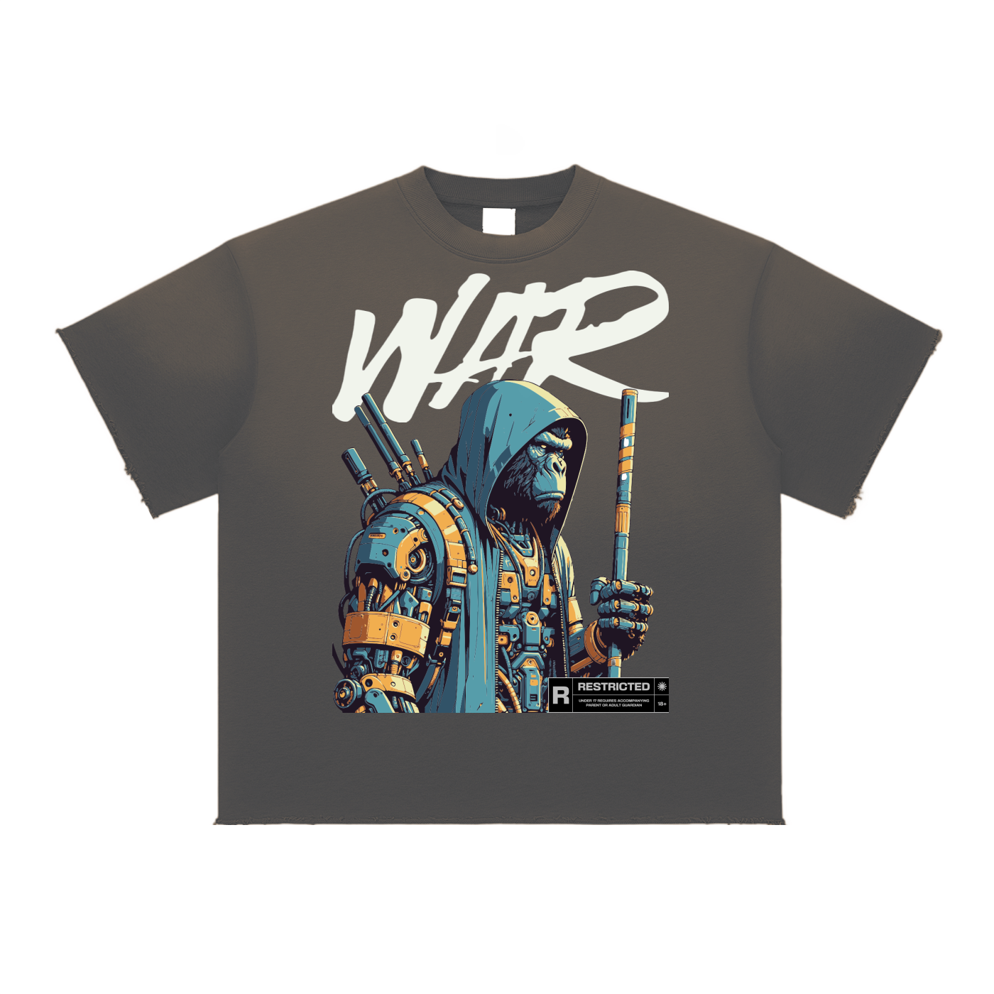 Sun Fade Raw Edge T-Shirt