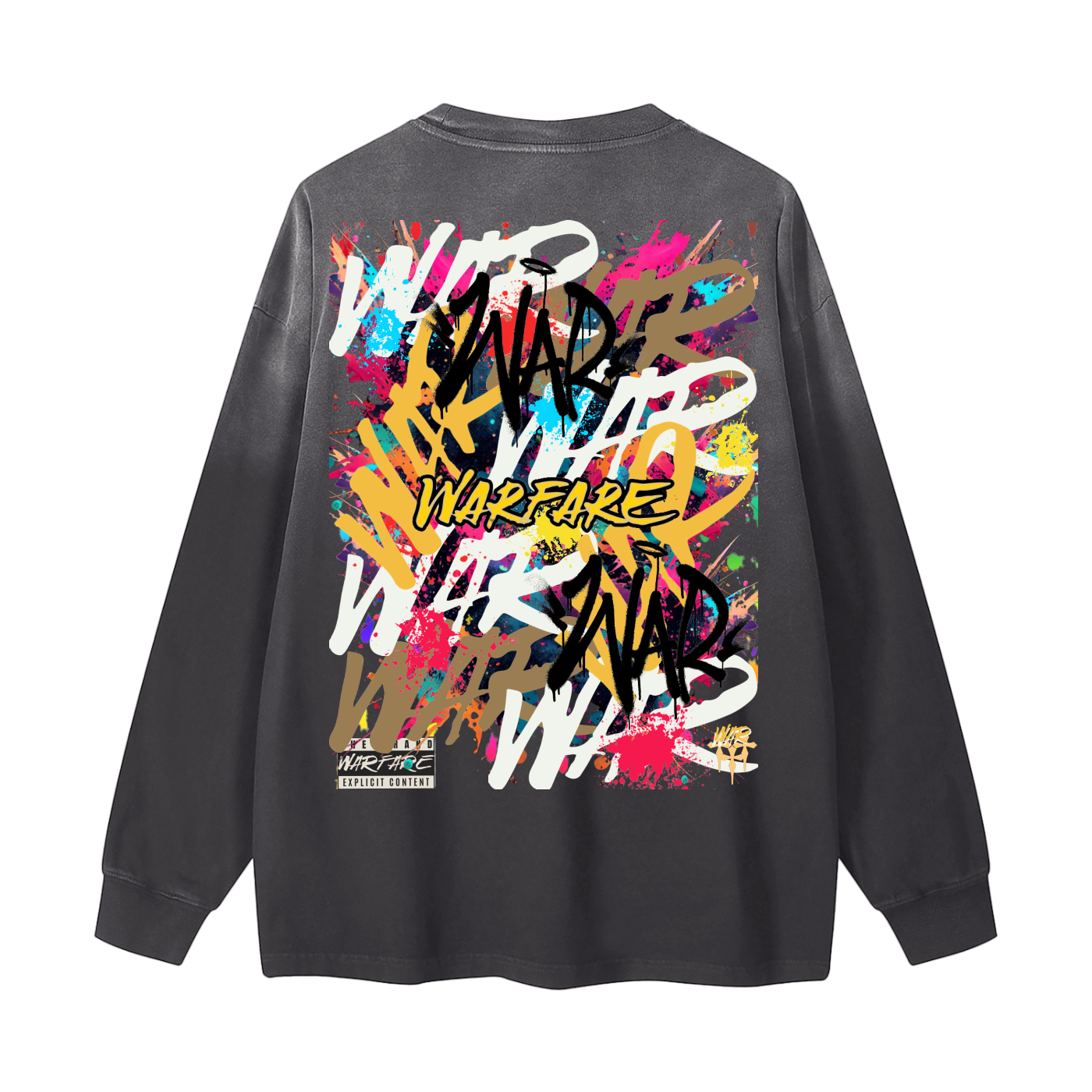 Gradient Washed Long Sleeve T-Shirt