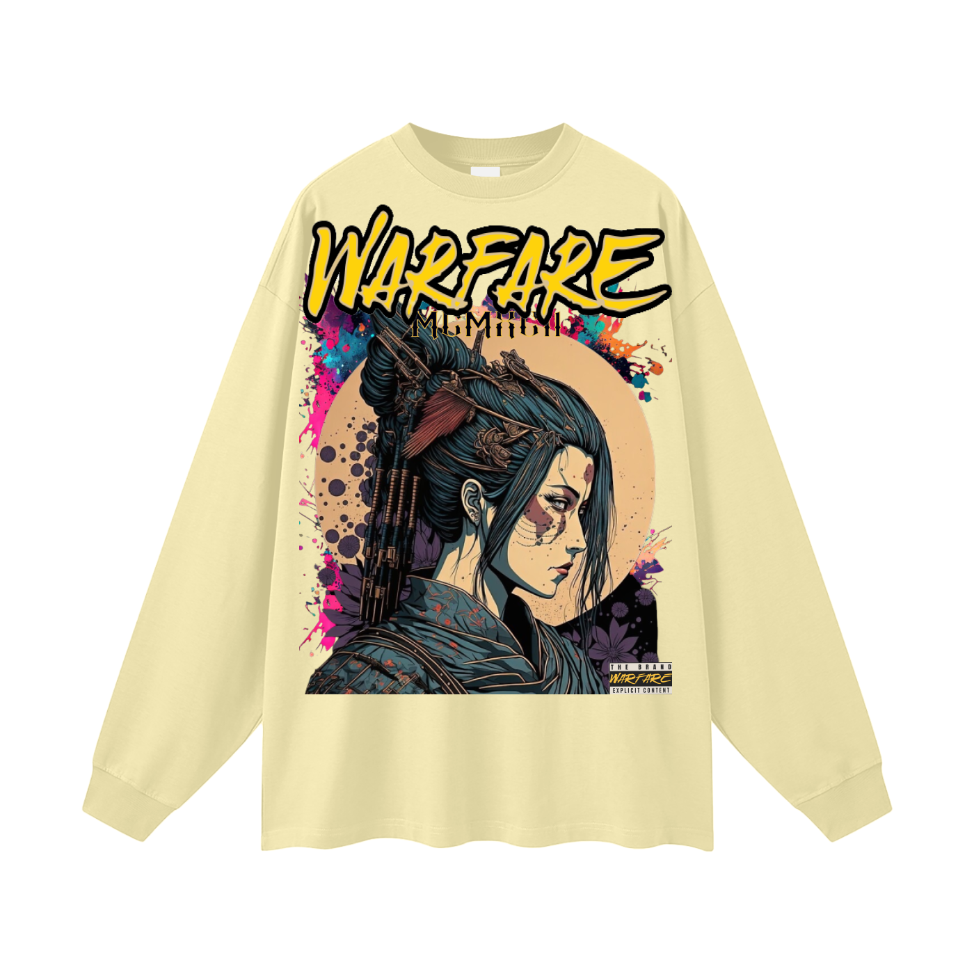 Streetwear Unisex Cotton Long Sleeve Tee