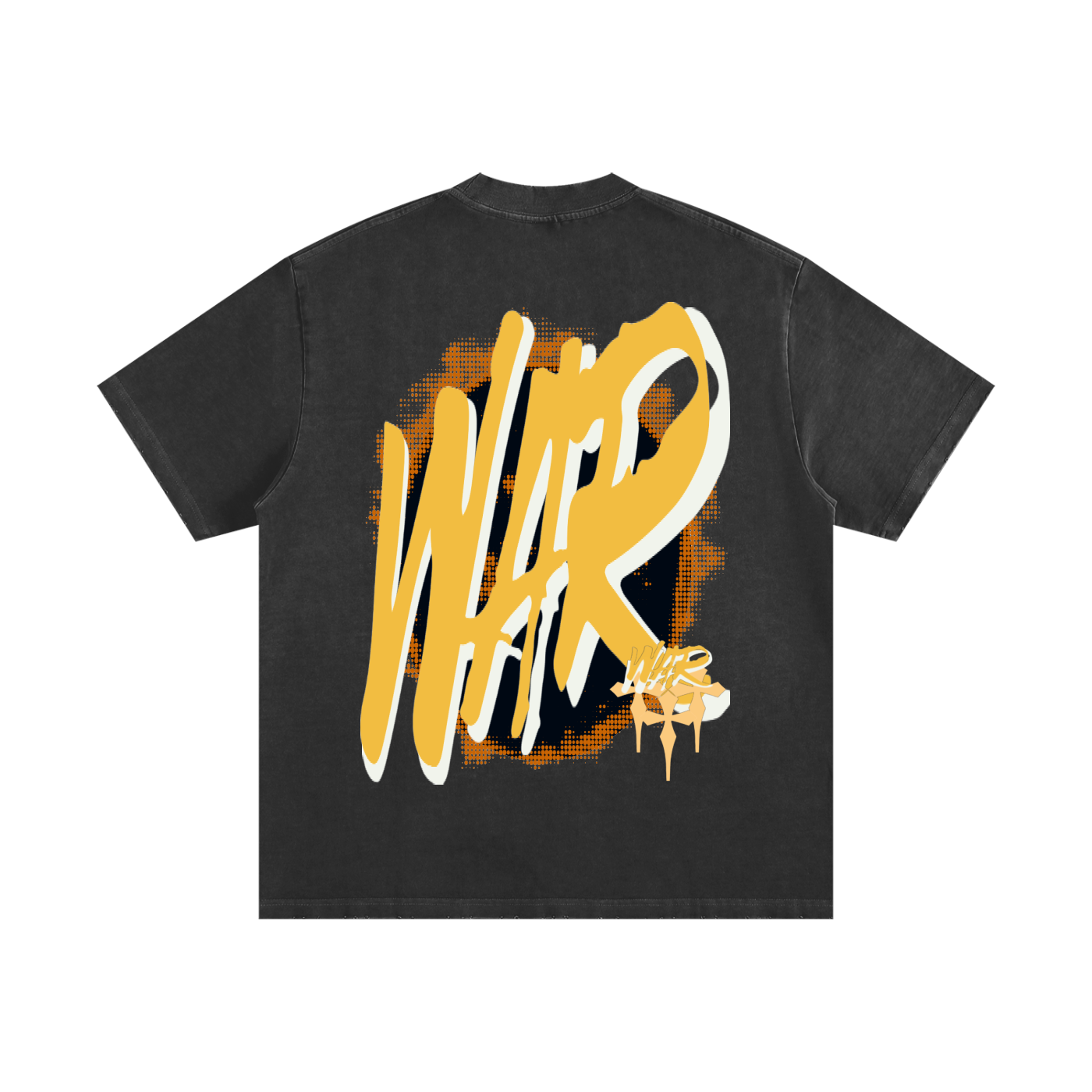 Wushu Vintage Washed Frayed T-Shirt
