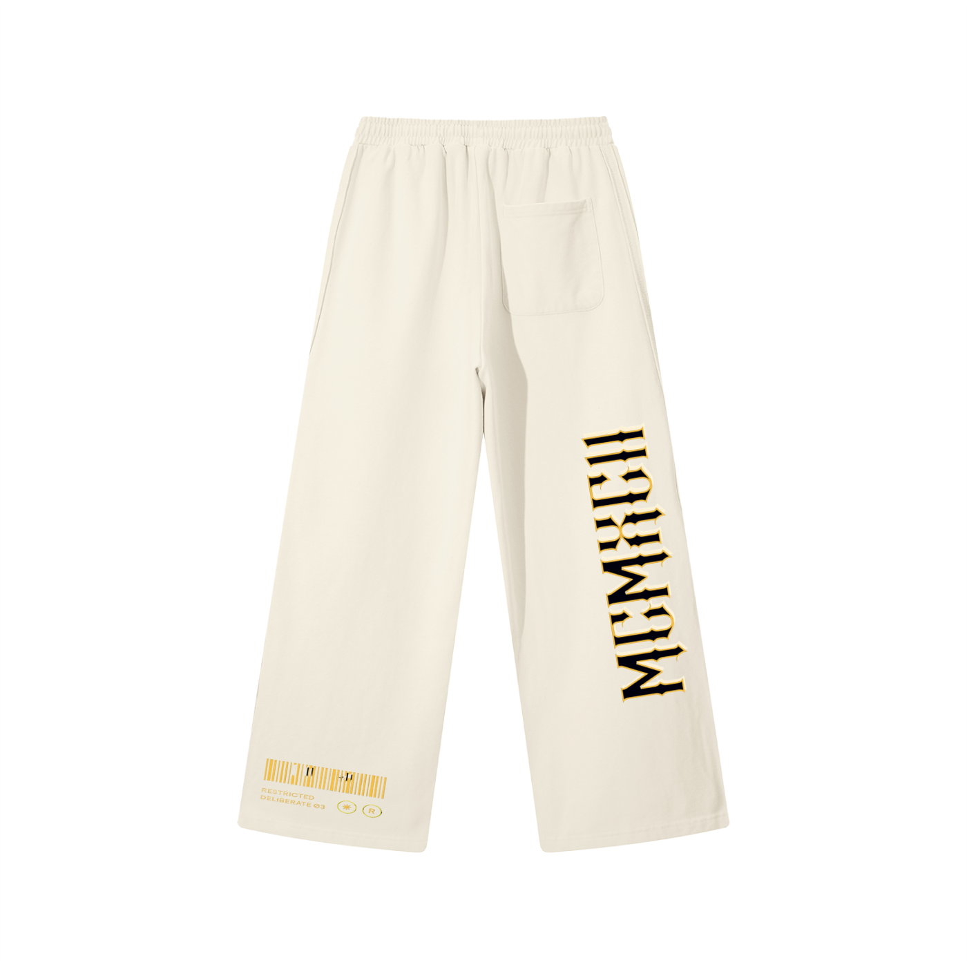 Contrast Tape Straight-Leg Sweatpants