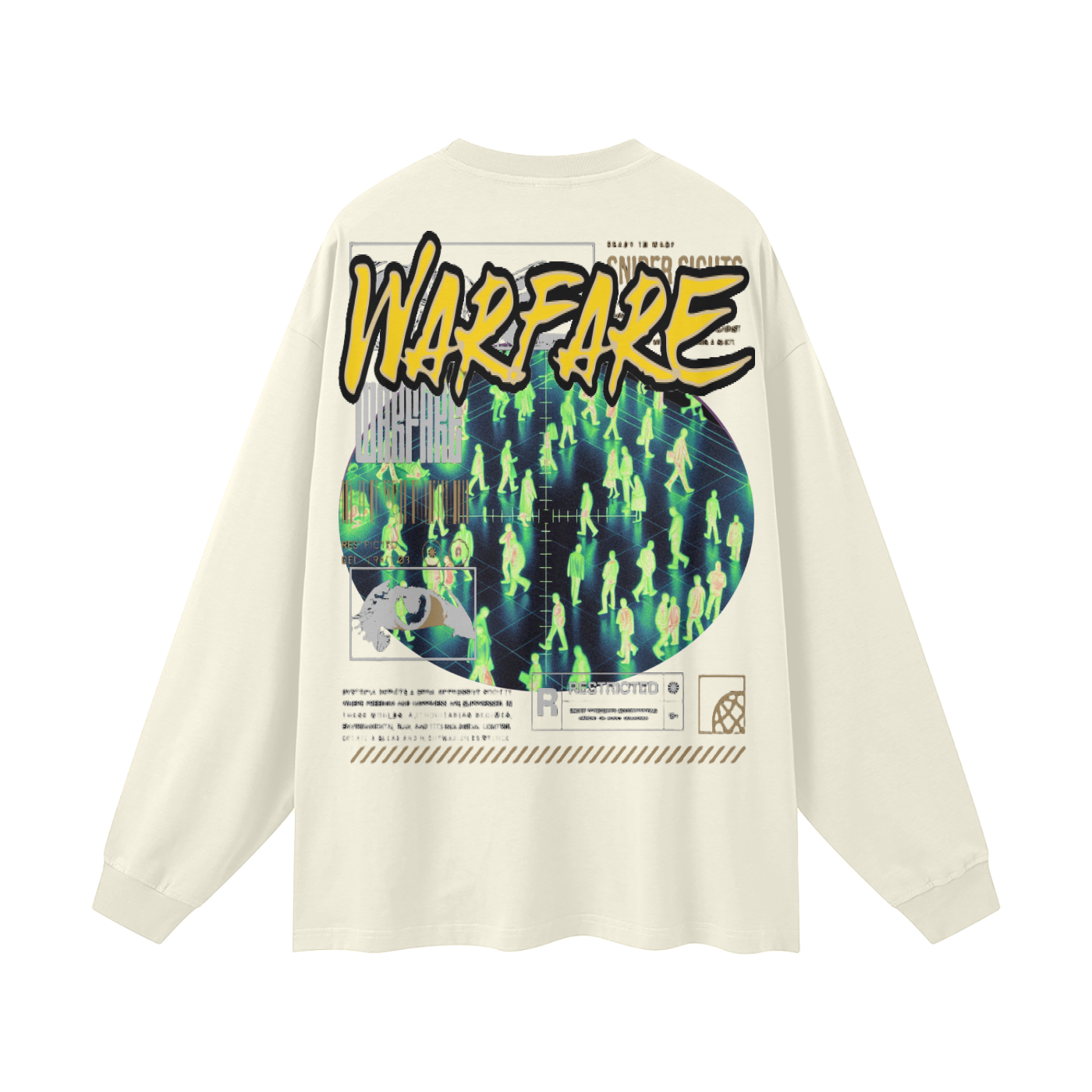 Streetwear Unisex Cotton Long Sleeve Tee