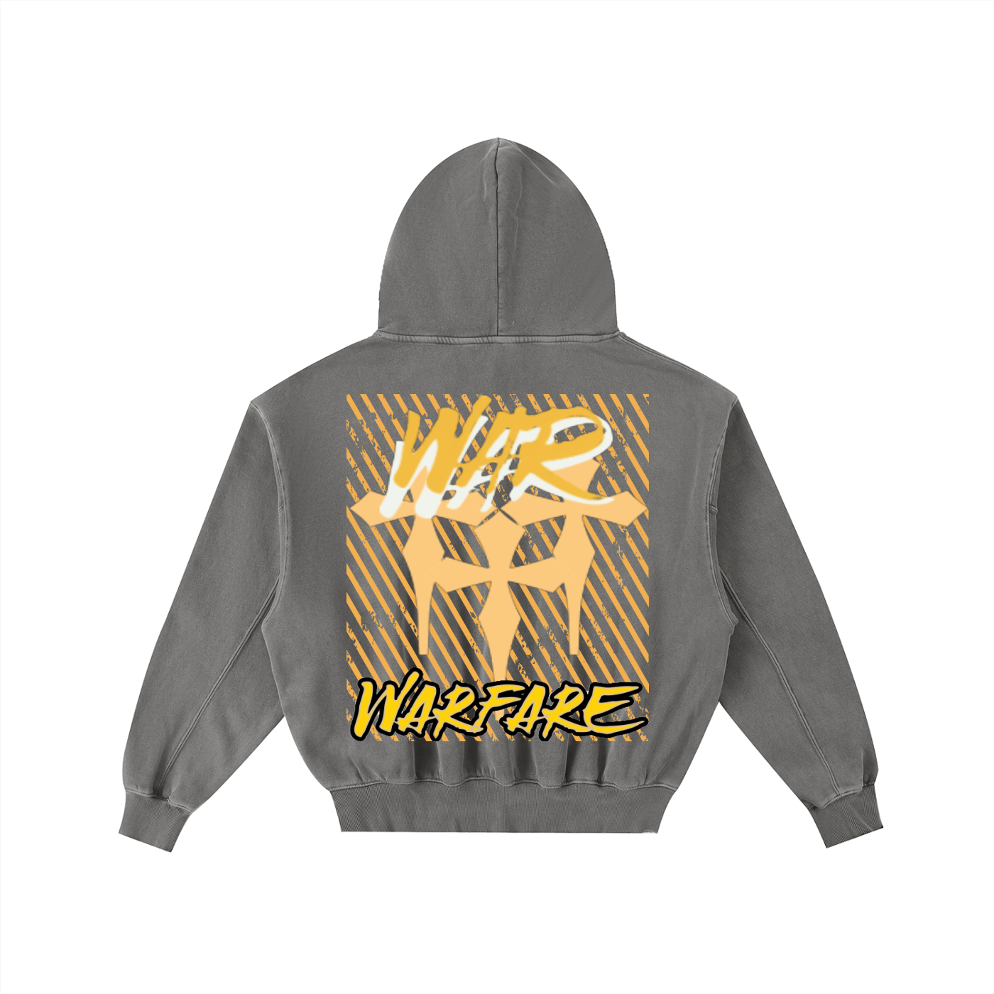 Frayed Enzyme Washed Fleece Hoodie