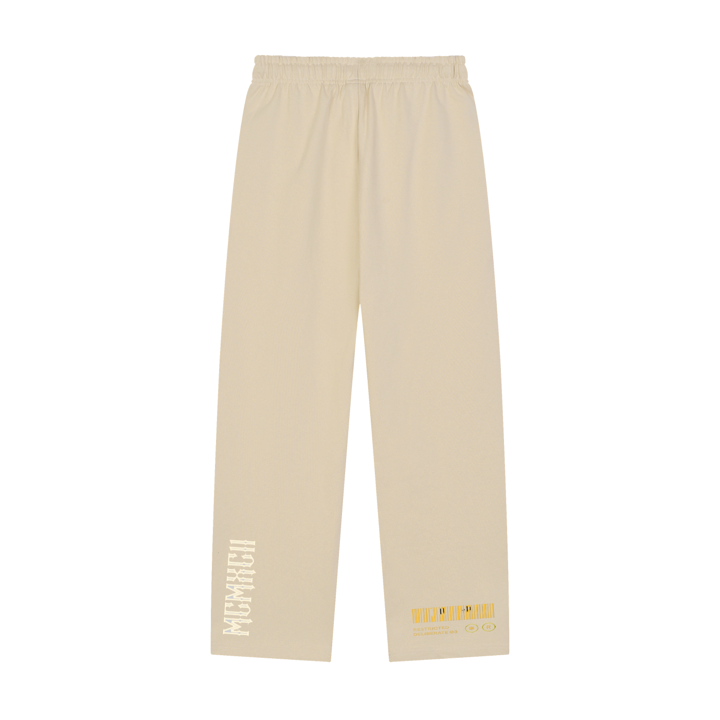 Solid Color Straight-Leg Sweatpants