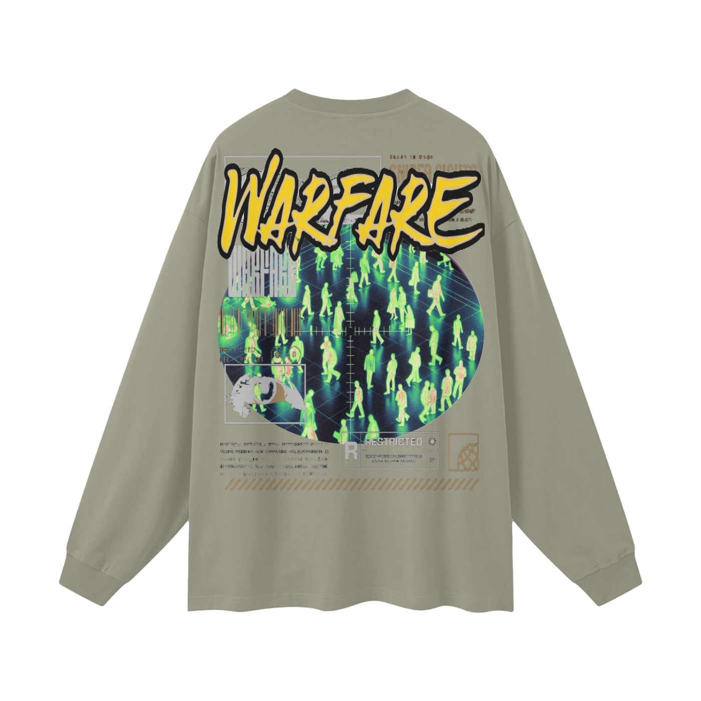 Streetwear Unisex Cotton Long Sleeve Tee