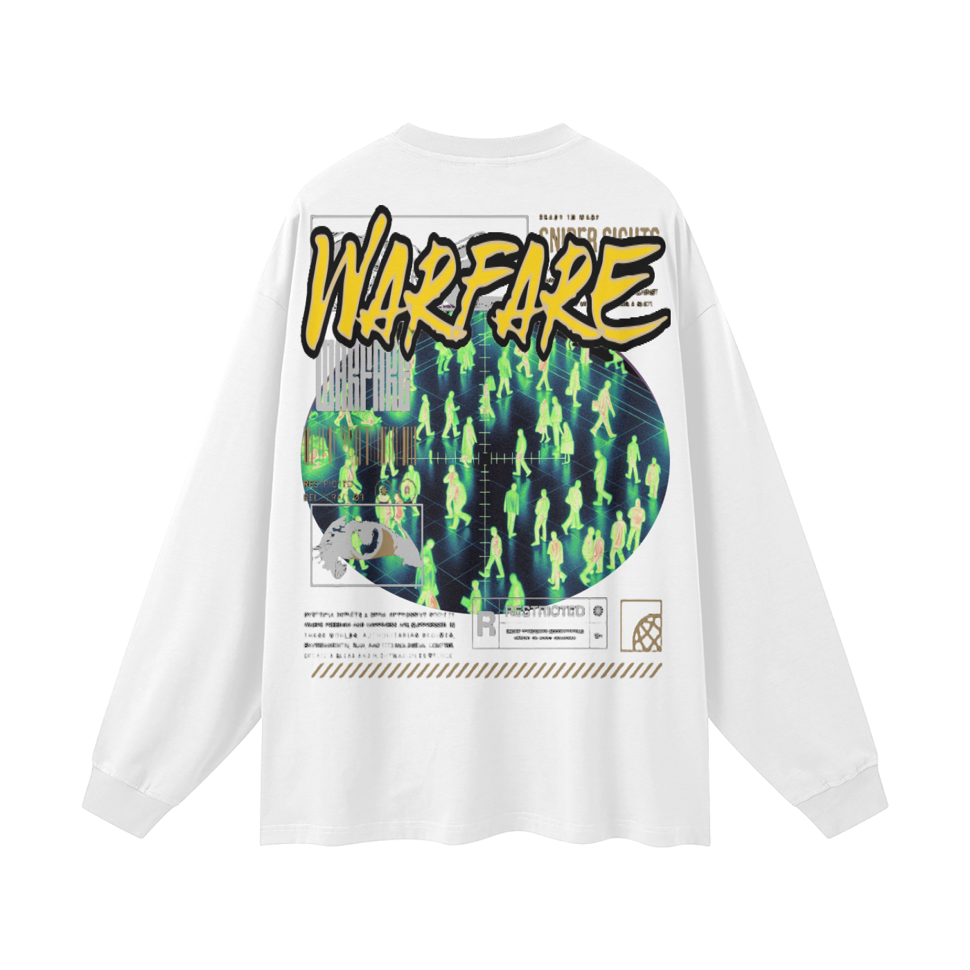 Streetwear Unisex Cotton Long Sleeve Tee
