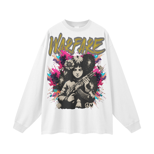 Make Art Streetwear Unisex Cotton Long Sleeve Tee