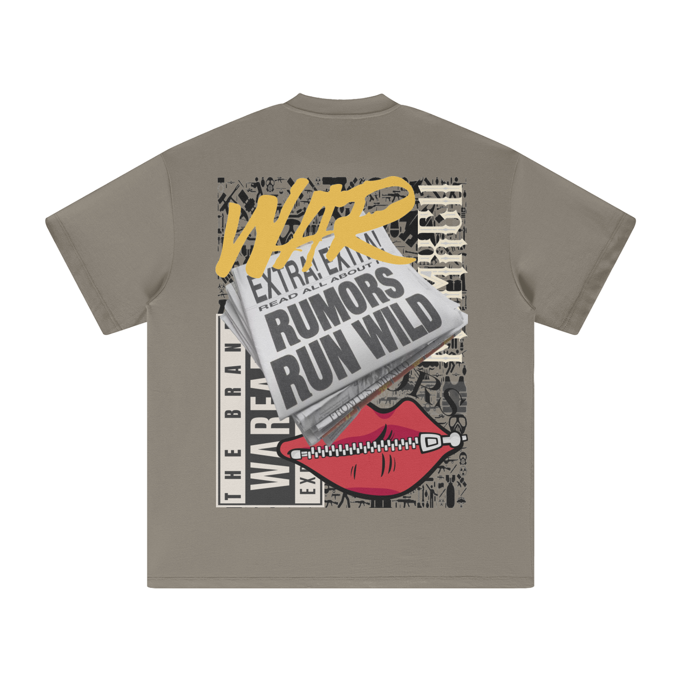 Rumors Heavyweight Earth Tone T-Shirt