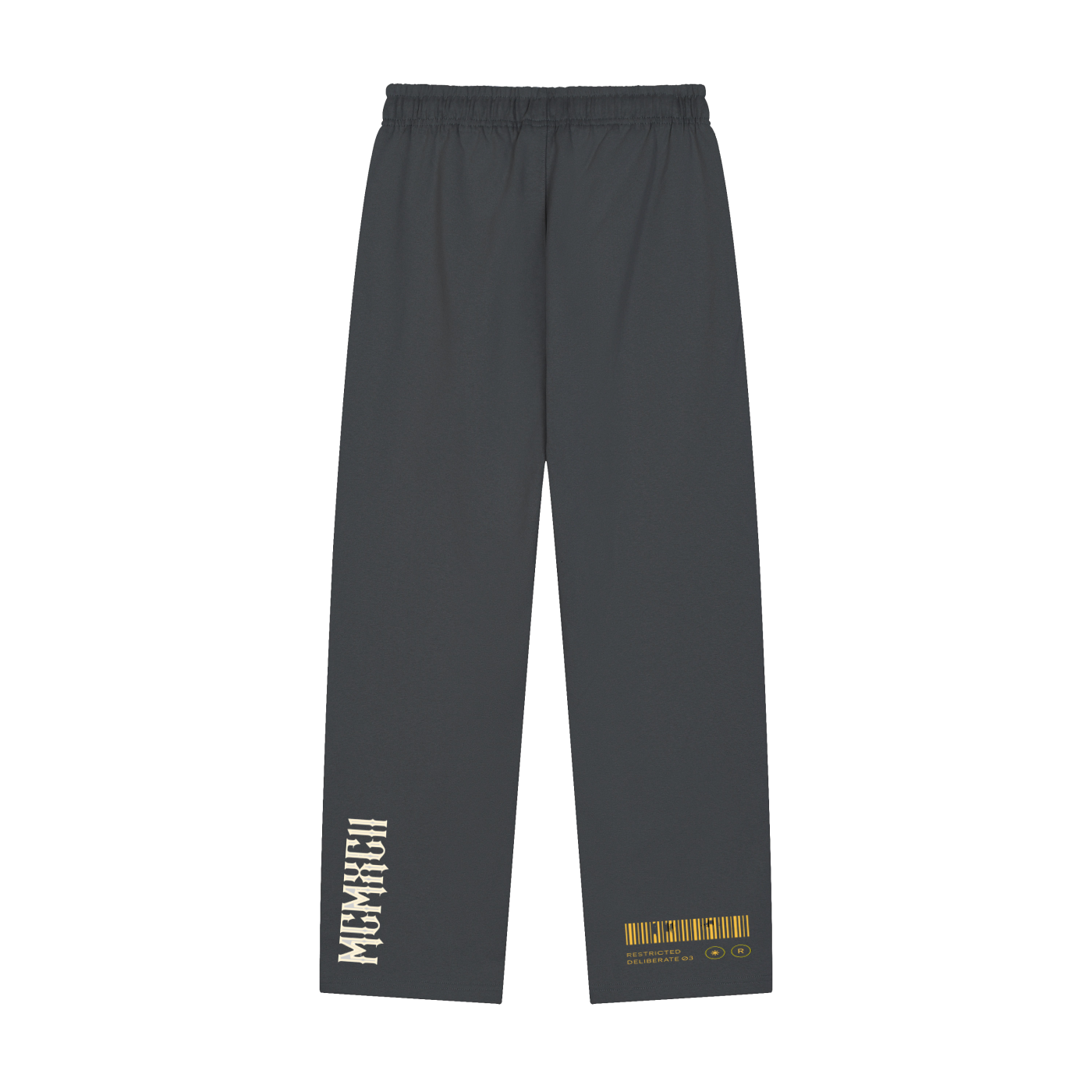 Solid Color Straight-Leg Sweatpants