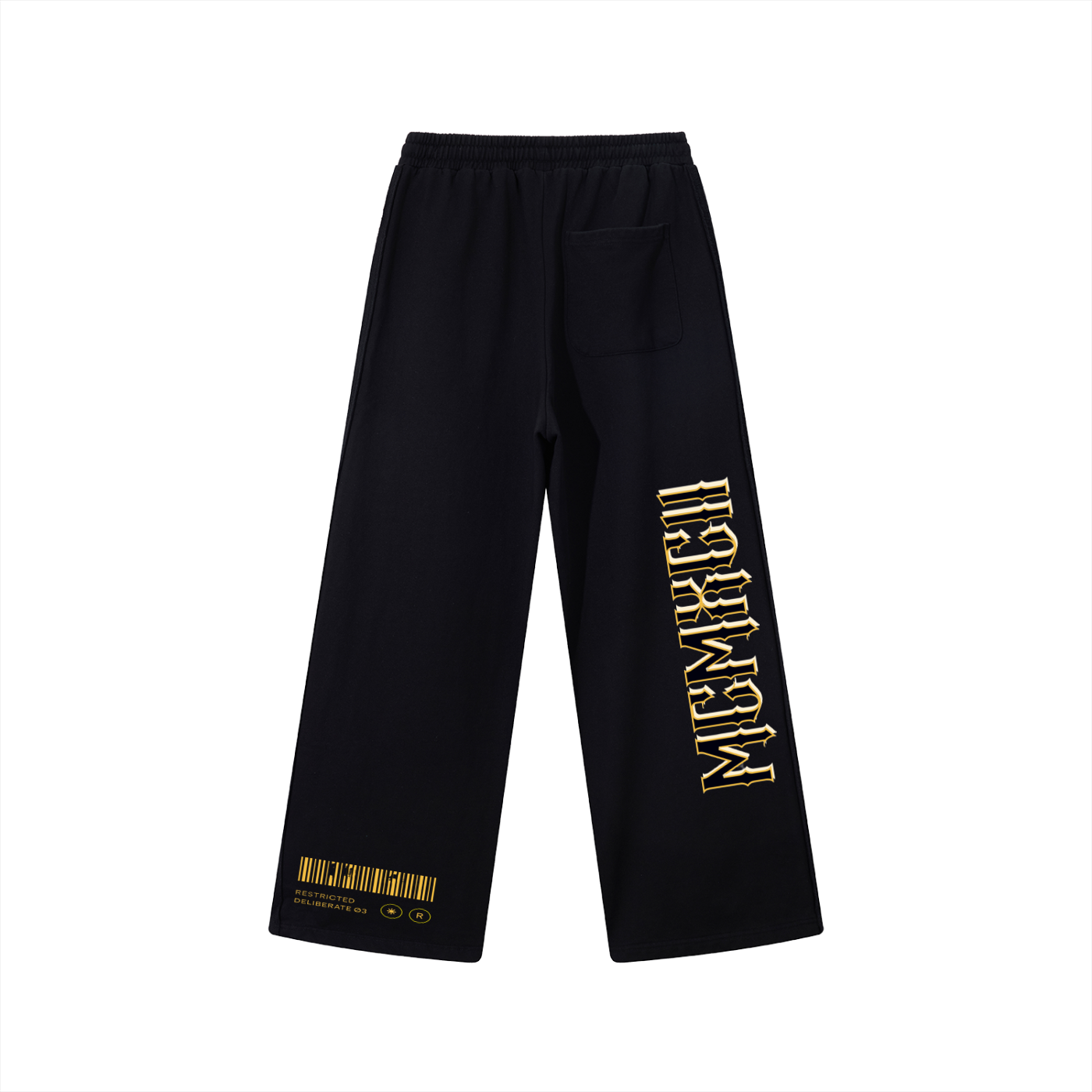 Contrast Tape Straight-Leg Sweatpants