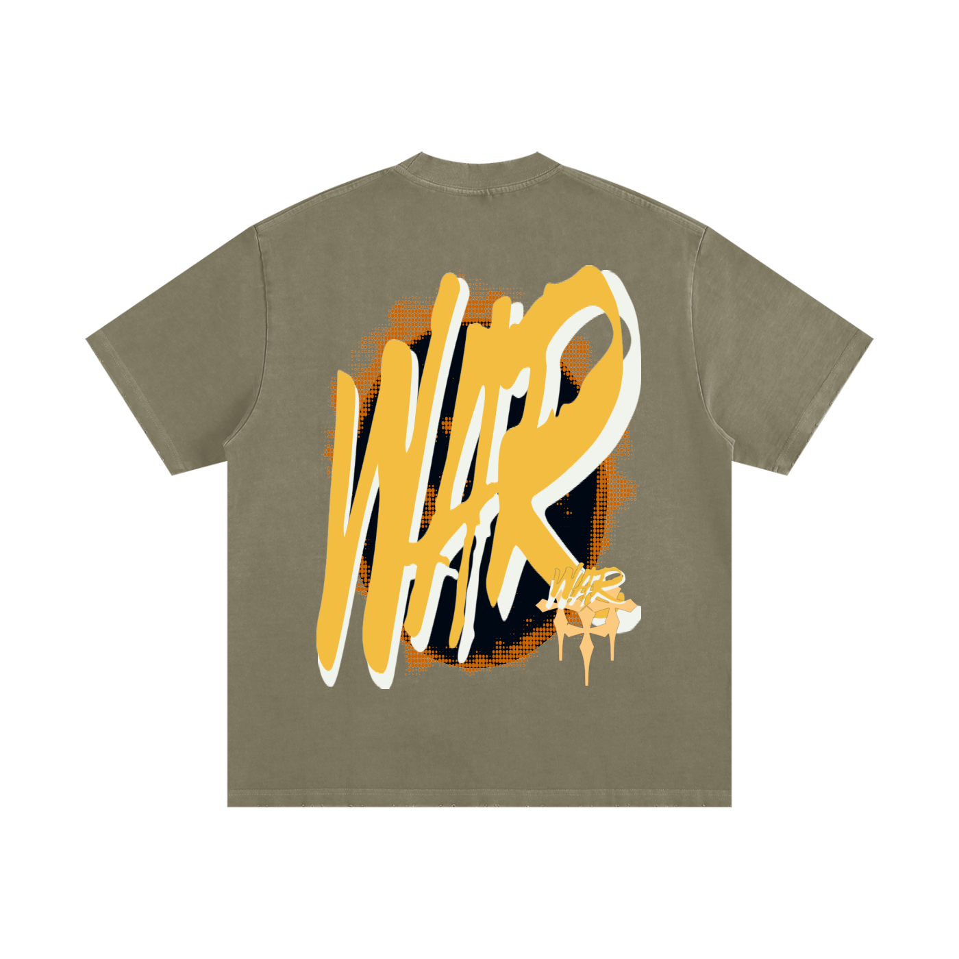 Wushu Vintage Washed Frayed T-Shirt