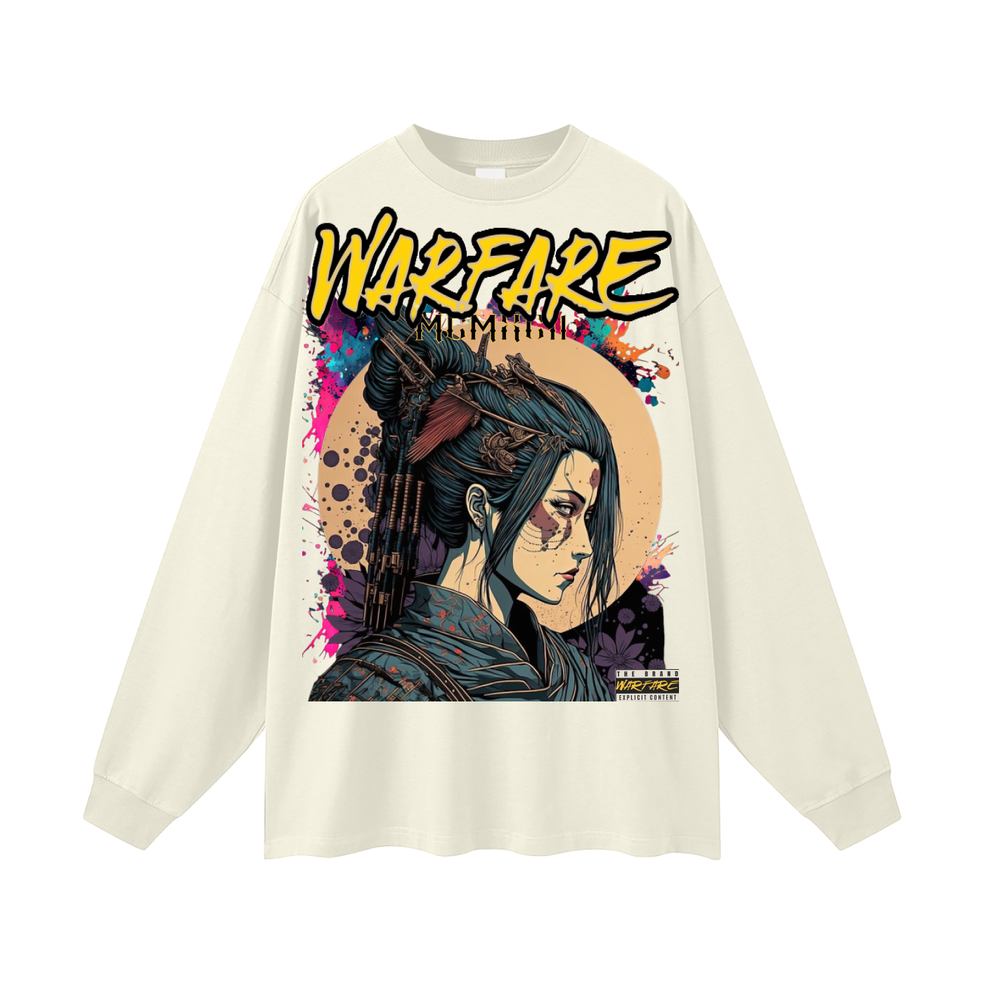 Streetwear Unisex Cotton Long Sleeve Tee