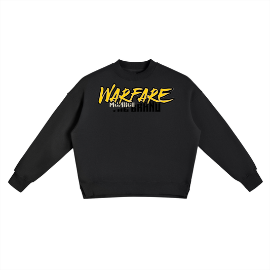 Fleece Side Slit Crewneck Sweatshirt