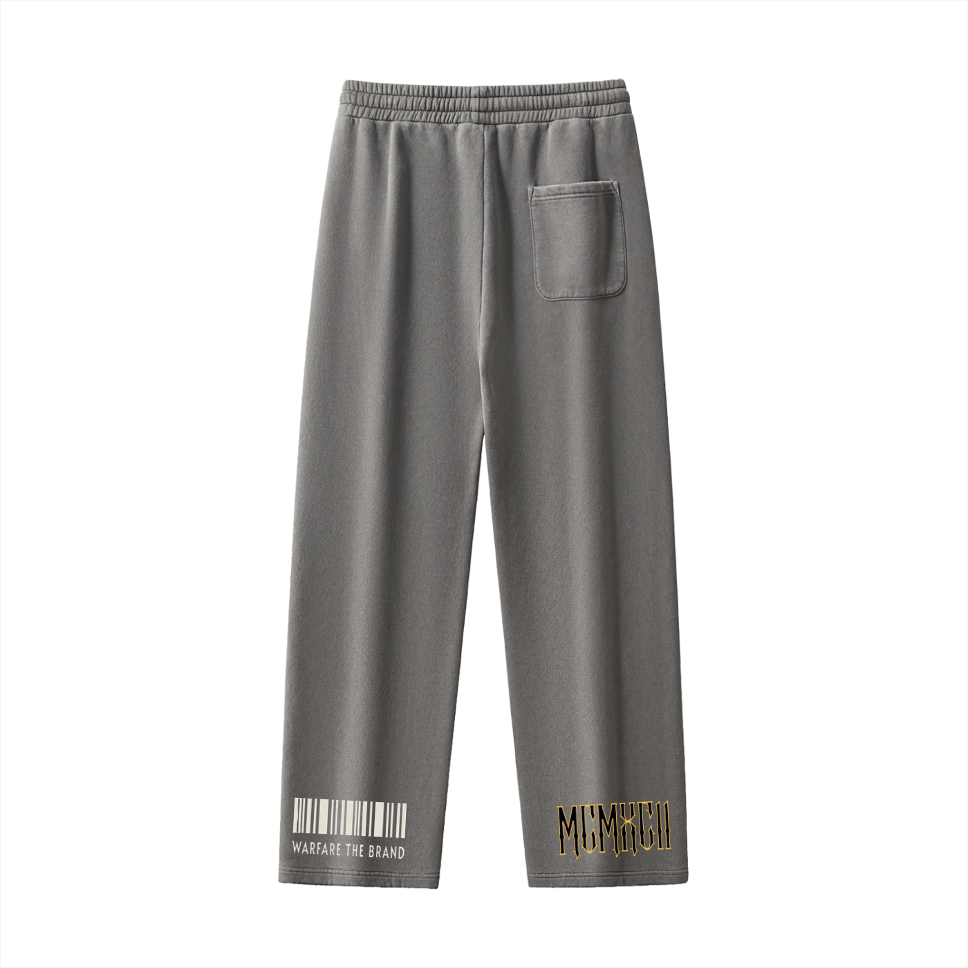 Frayed Enzyme Washed Fleece Sweatpants