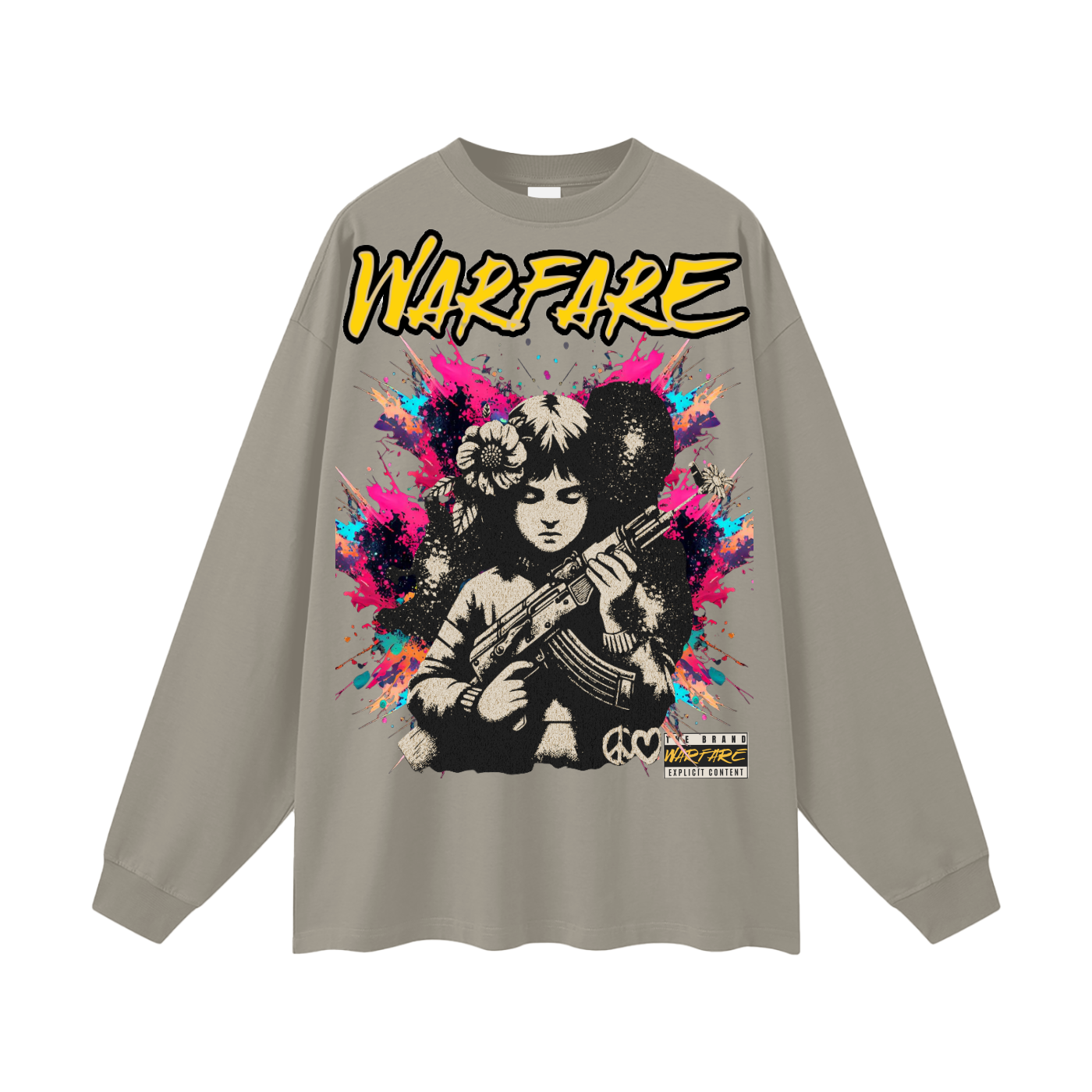 Oversized Unisex Long Sleeve T-Shirt