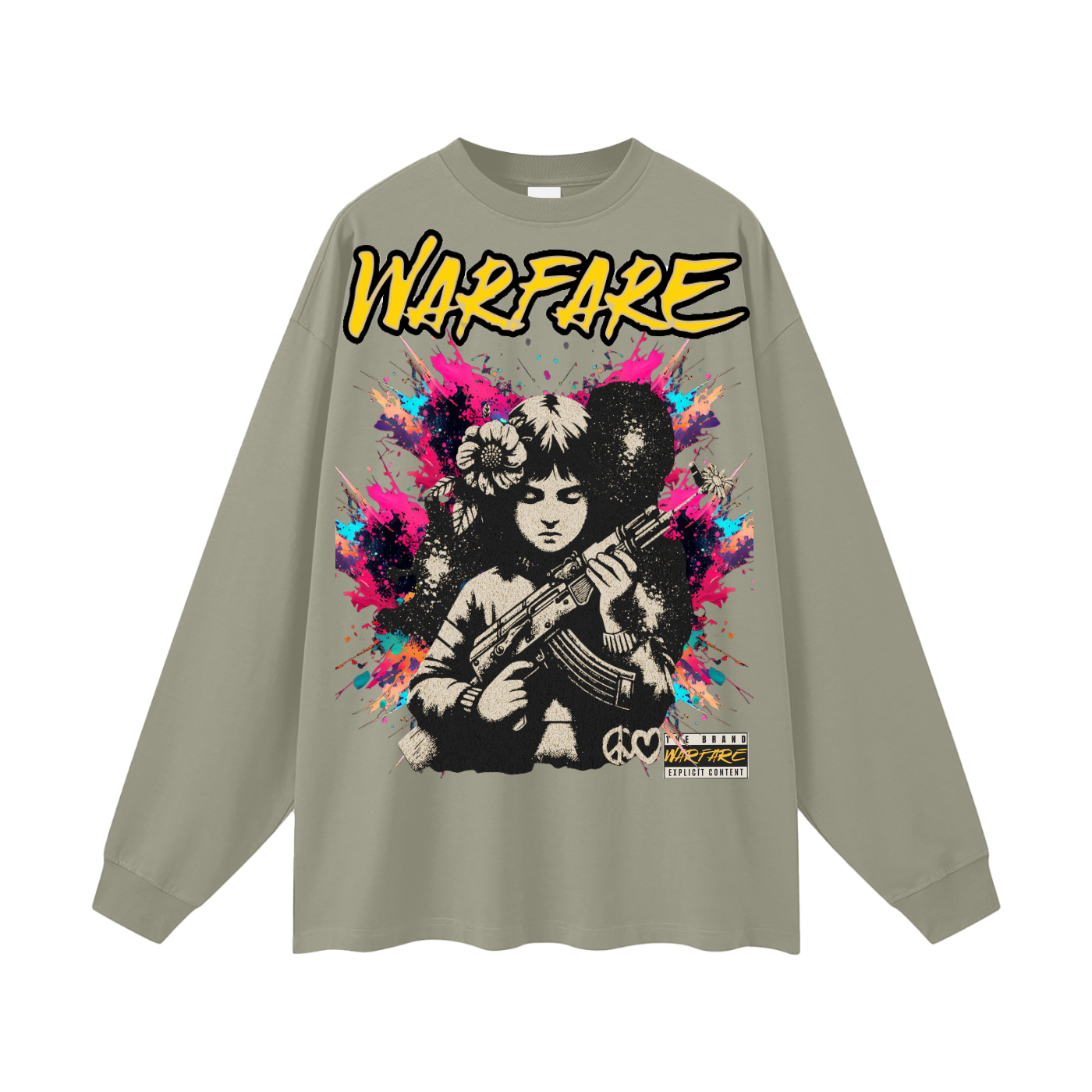 Oversized Unisex Long Sleeve T-Shirt