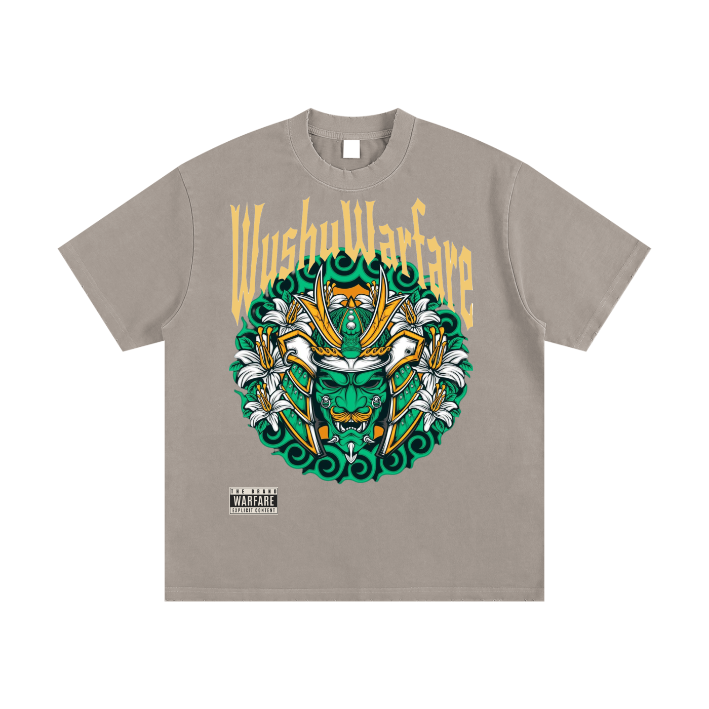 Wushu Vintage Washed Frayed T-Shirt
