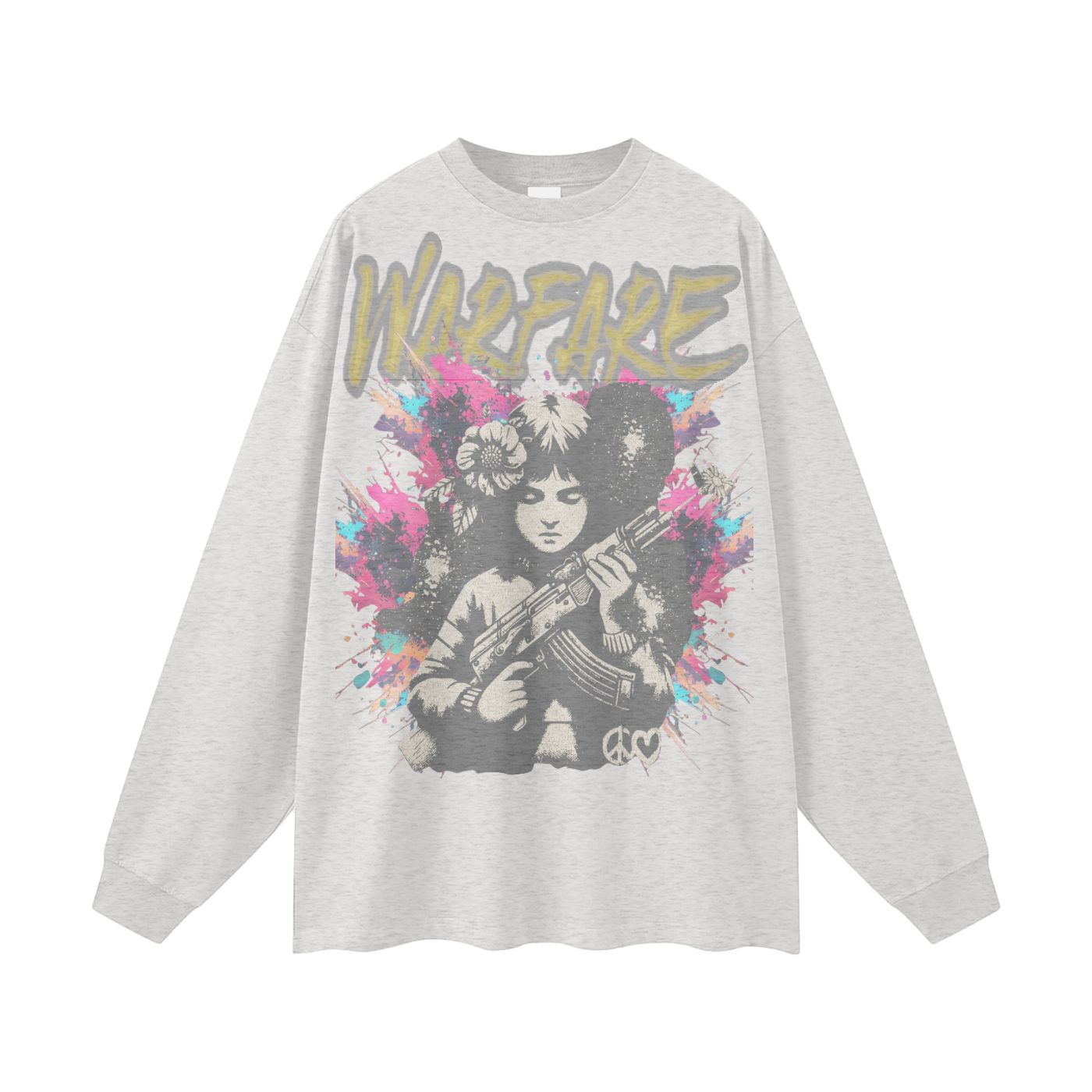 Make Art Streetwear Unisex Cotton Long Sleeve Tee