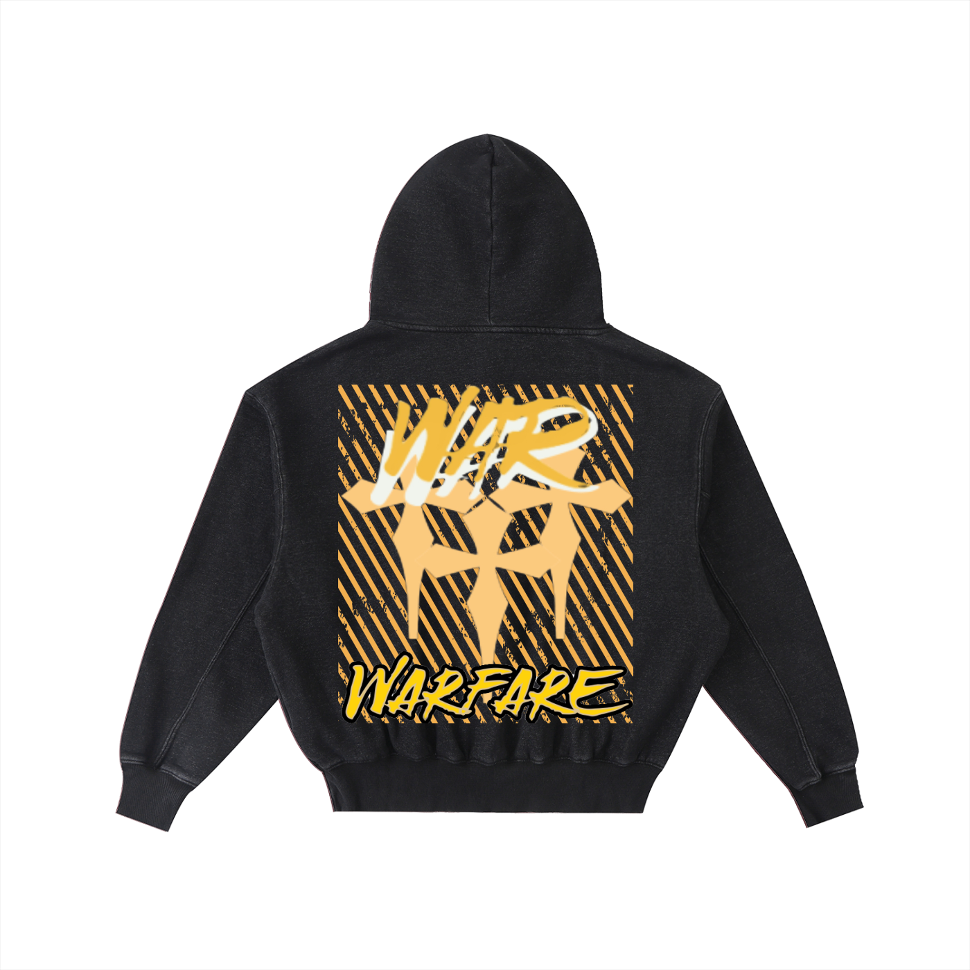 Frayed Enzyme Washed Fleece Hoodie