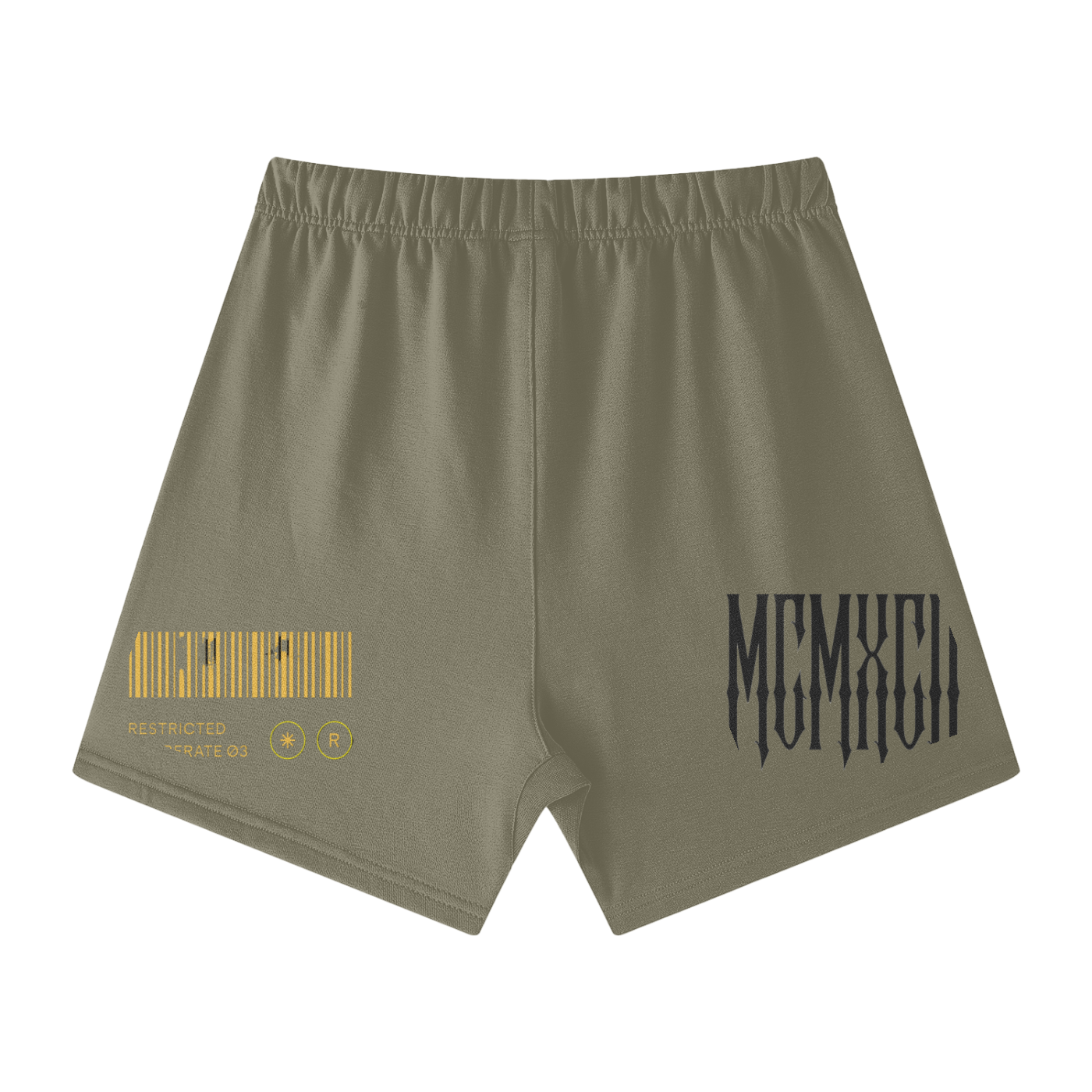 Streetwear Unisex Heavyweight Earth Tone 100% Cotton Shorts