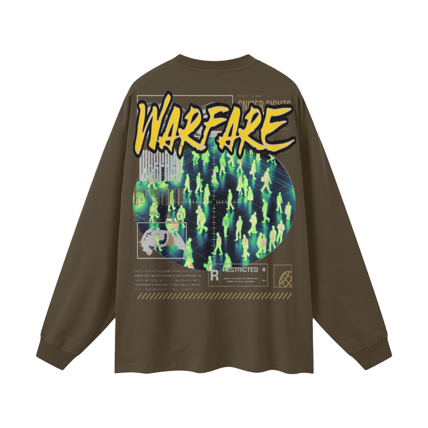 Streetwear Unisex Cotton Long Sleeve Tee