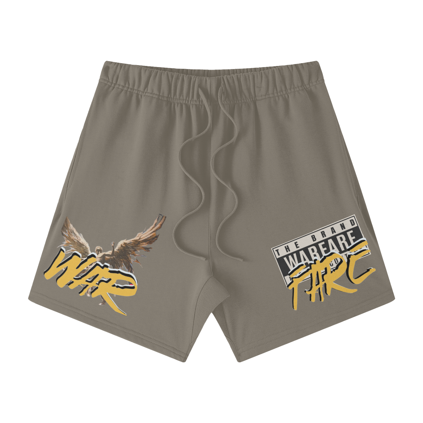 Streetwear Unisex Heavyweight Earth Tone 100% Cotton Shorts