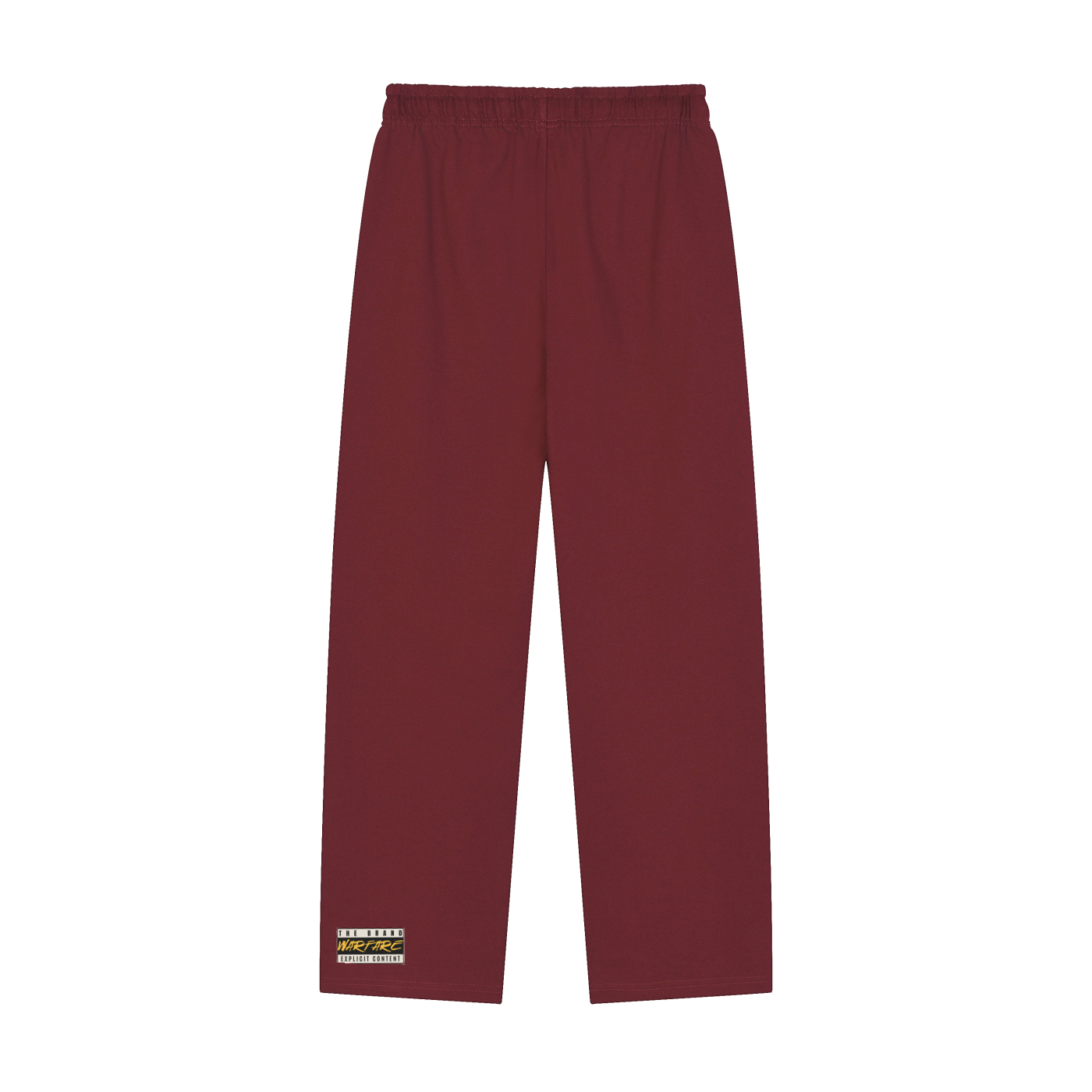 Solid Color Straight-Leg Sweatpants