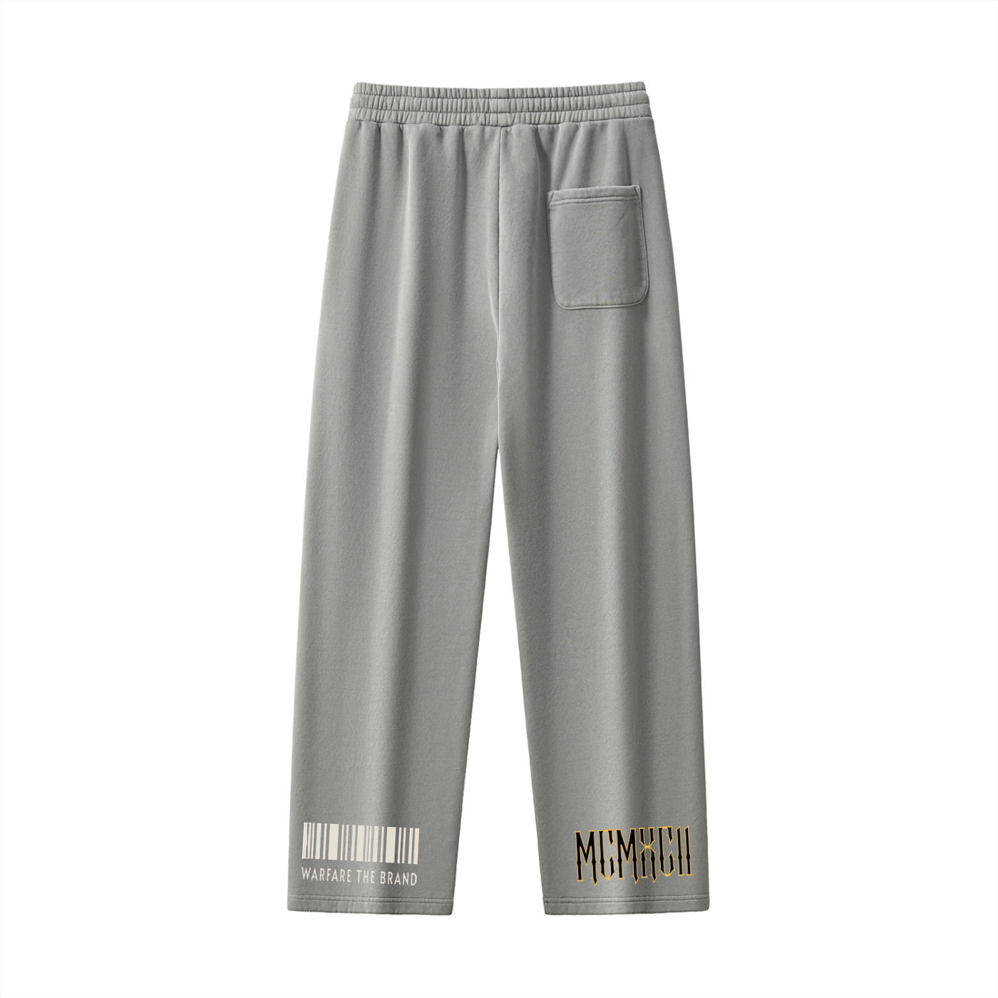 Frayed Enzyme Washed Fleece Sweatpants