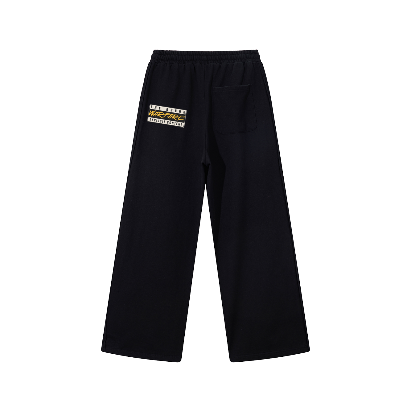Contrast Tape Straight-Leg Sweatpants