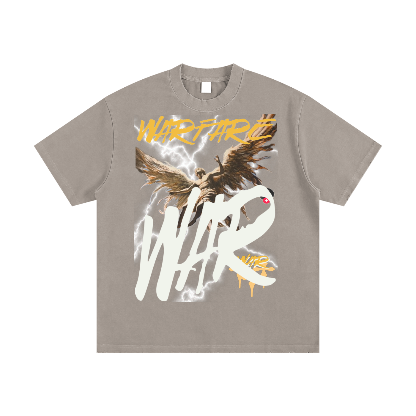 Heavyweight Vintage Washed Frayed T-Shirt