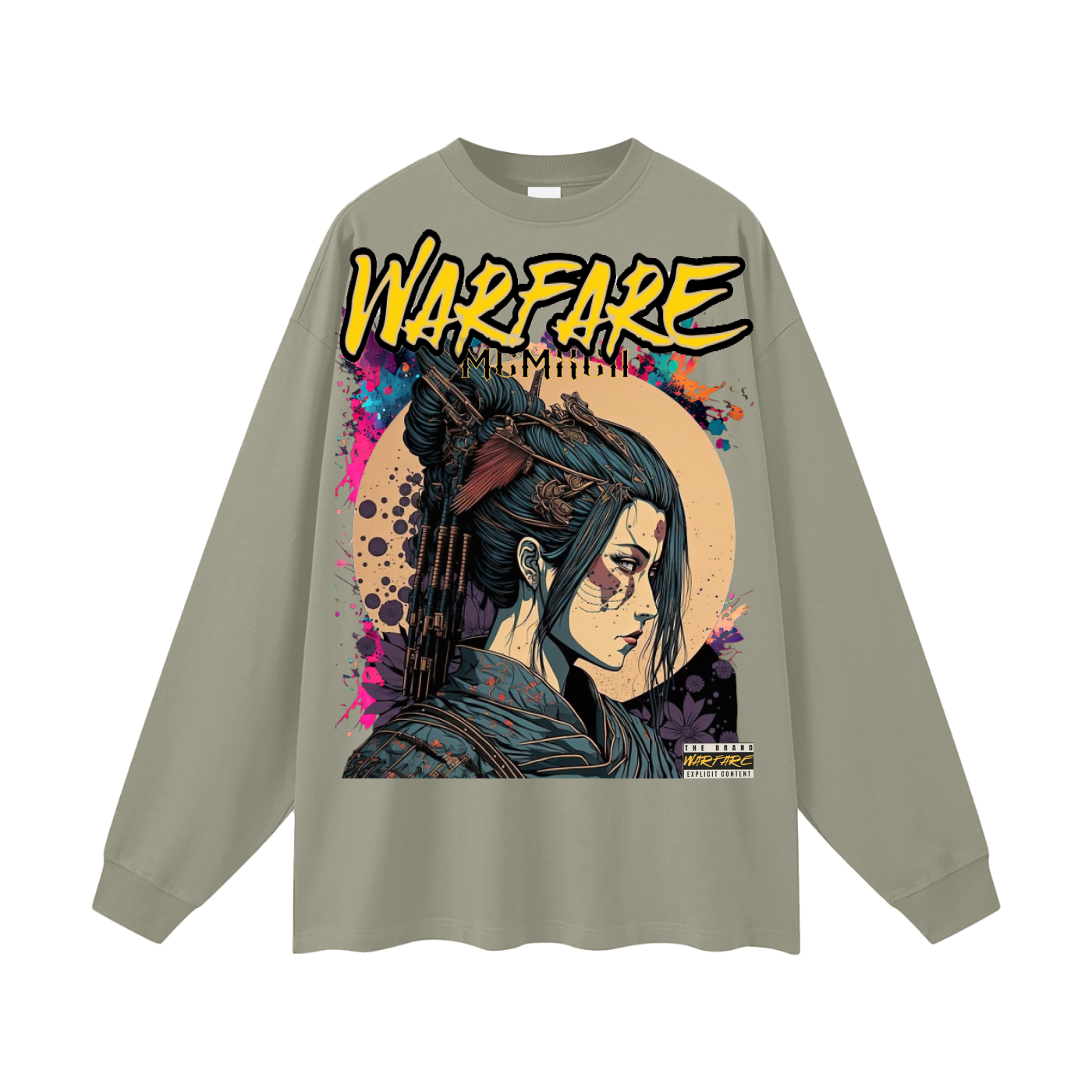 Streetwear Unisex Cotton Long Sleeve Tee
